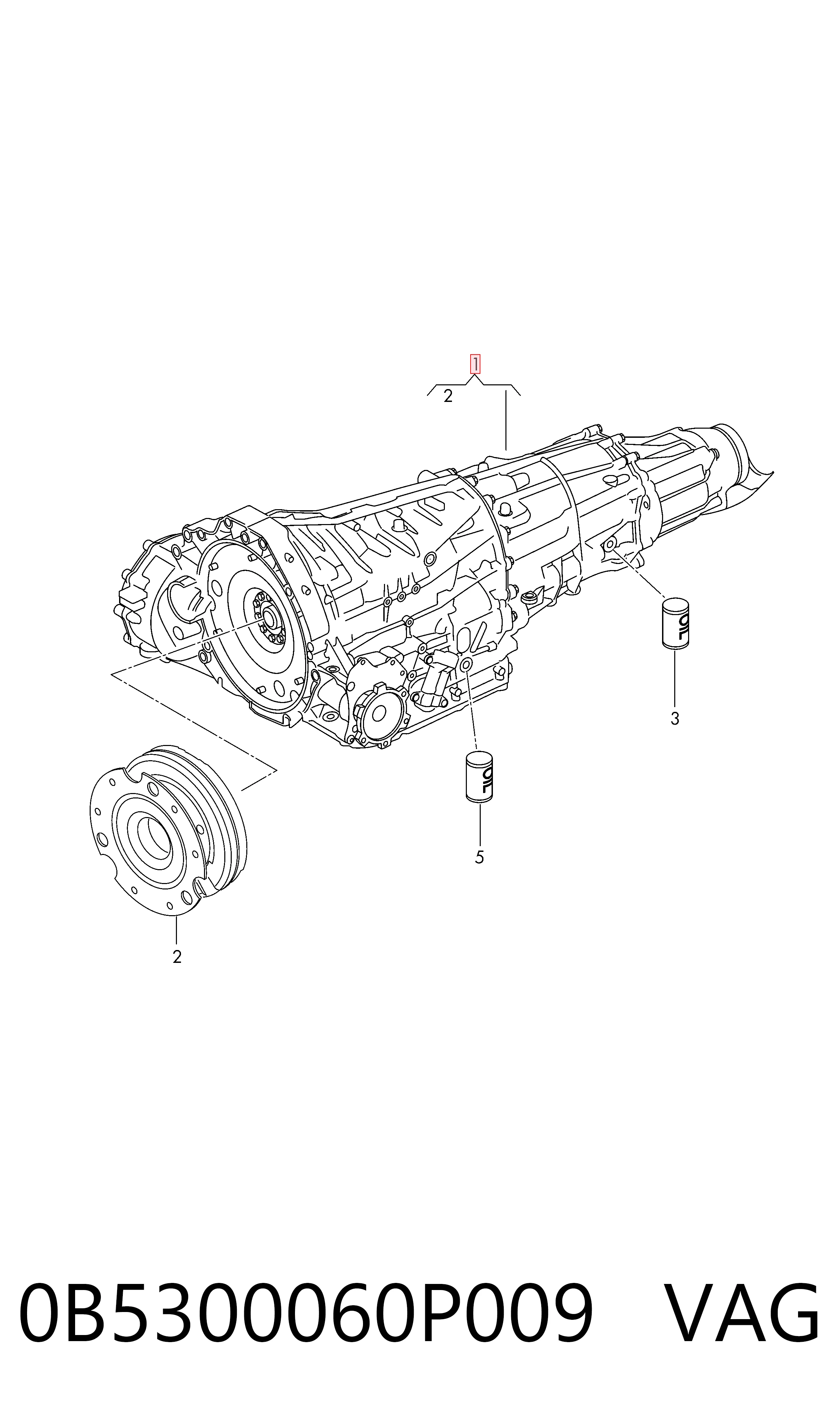 Transmisión automática para Audi Q5  8RB