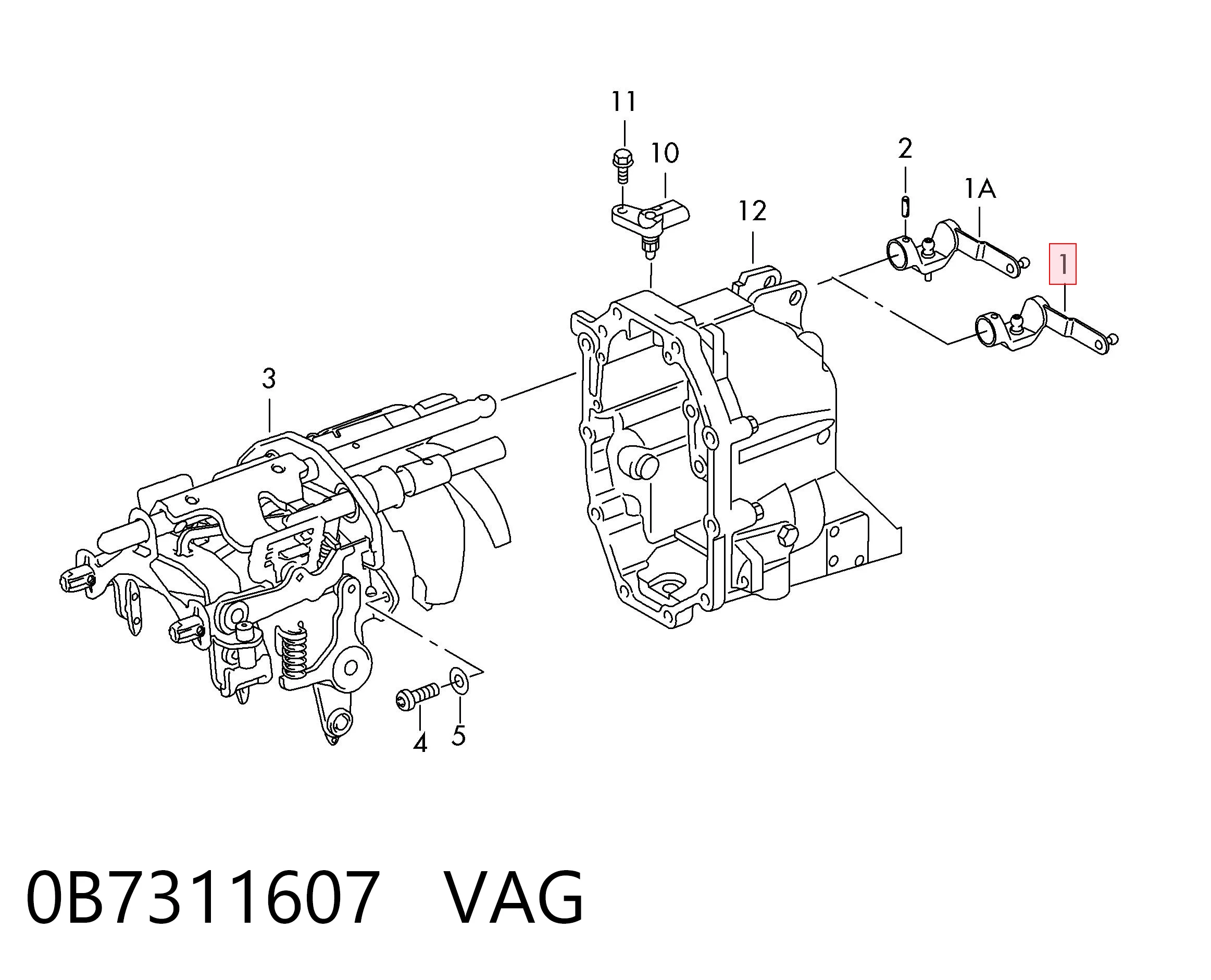 Pomo 0B7311607 VAG