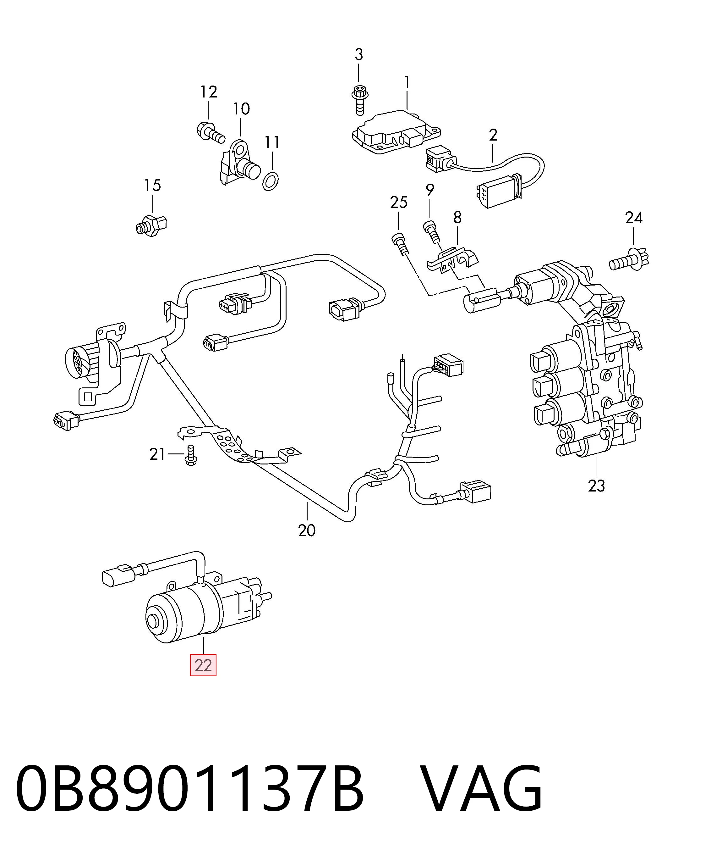 0B8901137B VAG