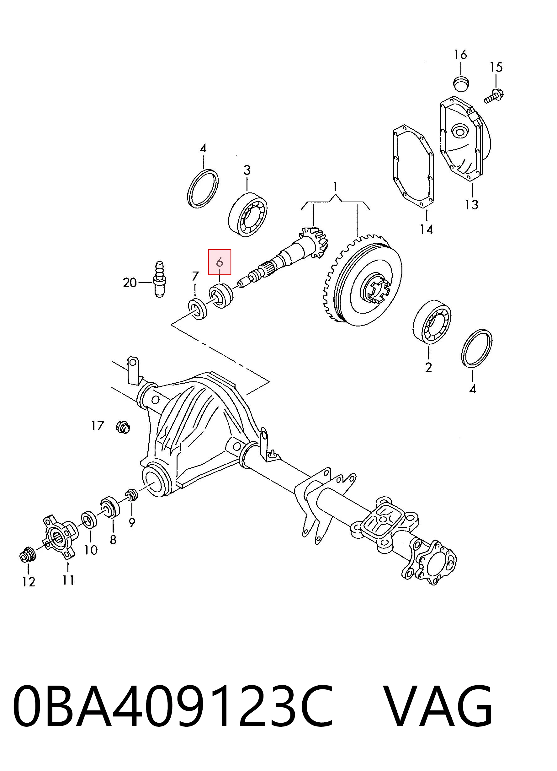 0BA409123C VAG