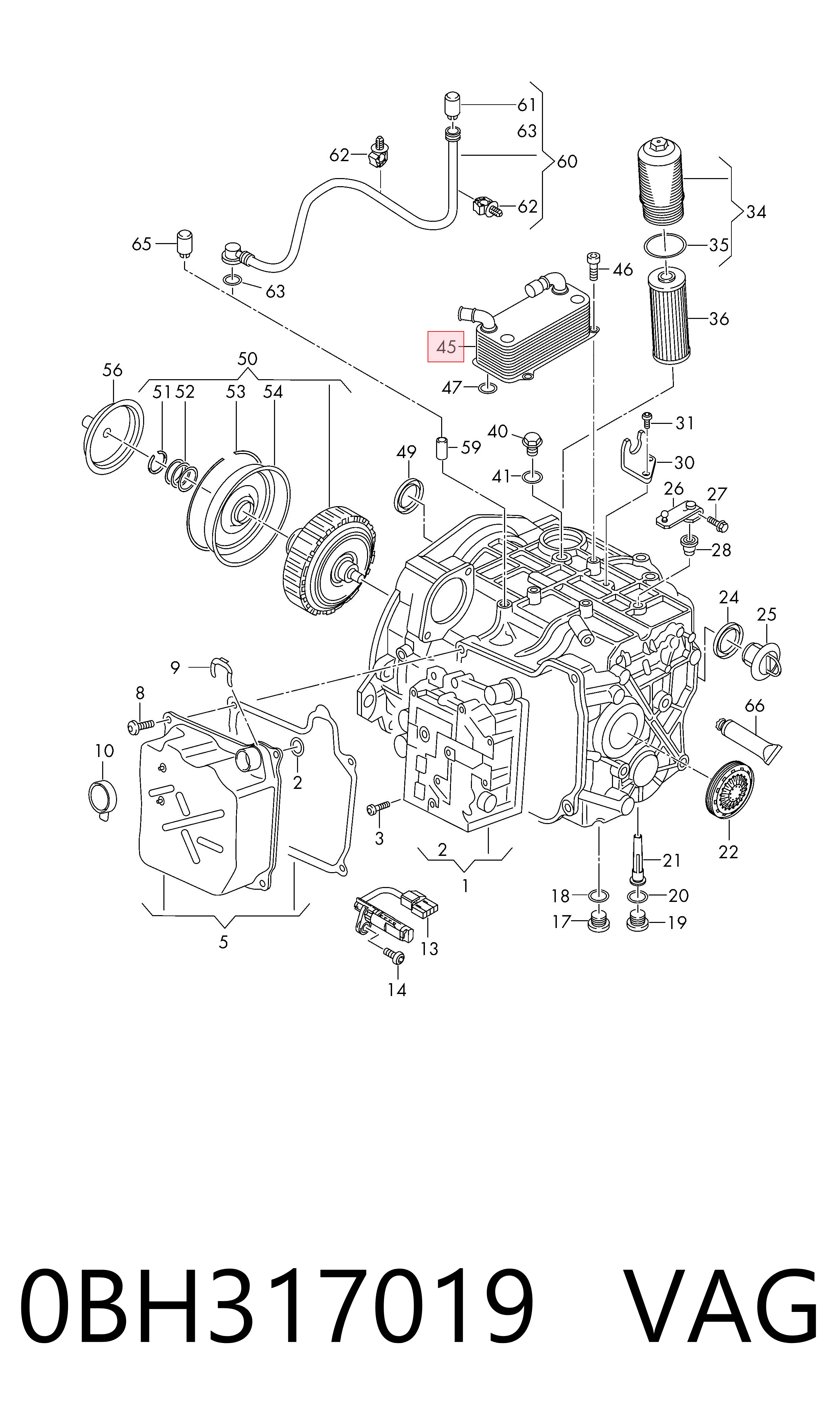 Radiador de refrigeración de la transmisión VAG 0BH317019 precio, desde 62,66 EUR