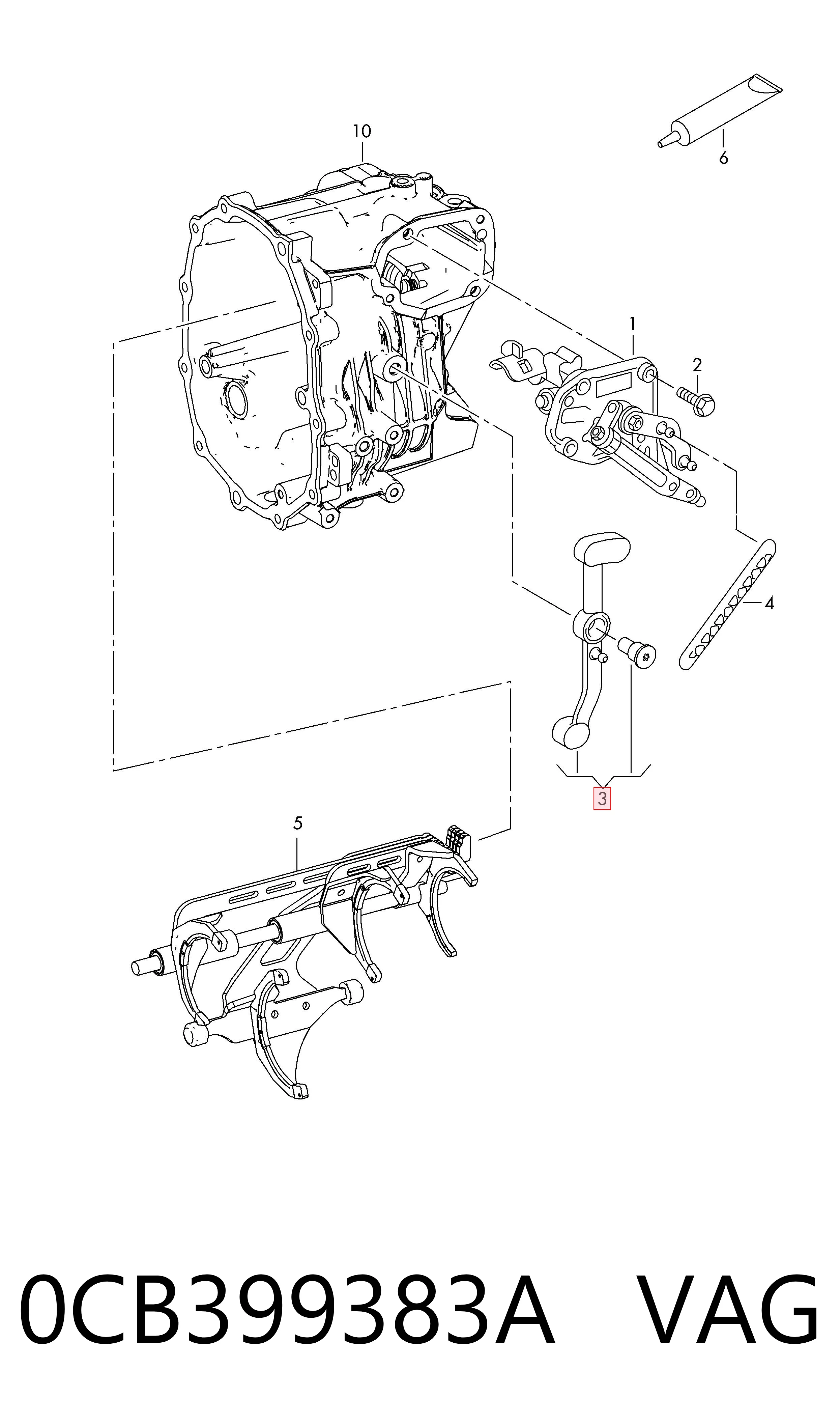 Comprar 0CB399383A VAG Pomo