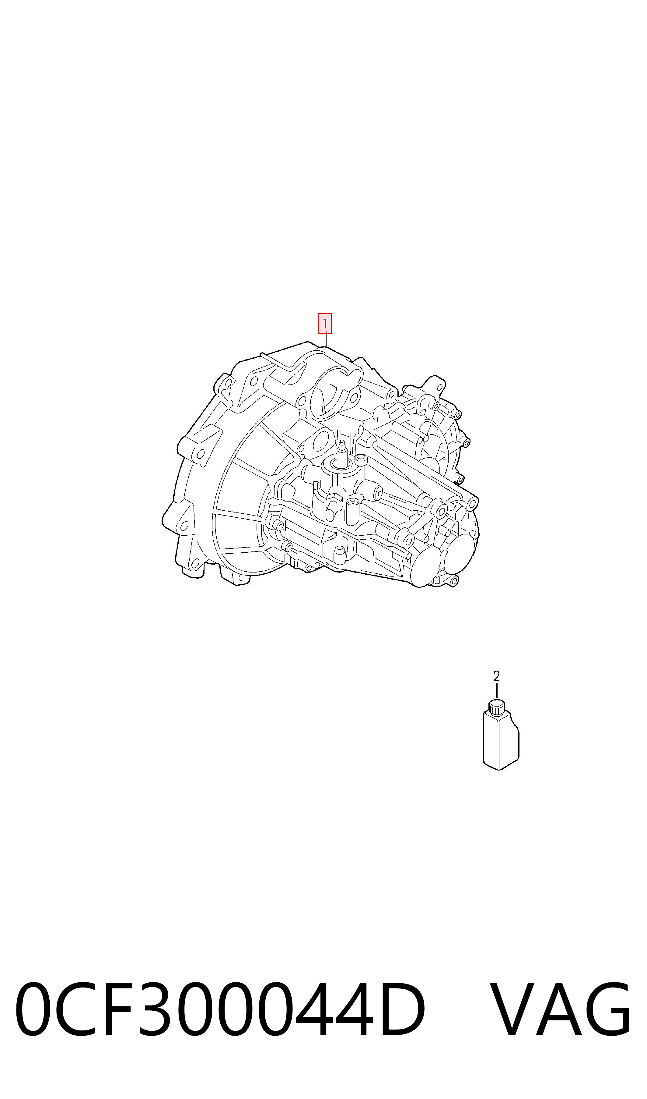 0CF300044D VAG