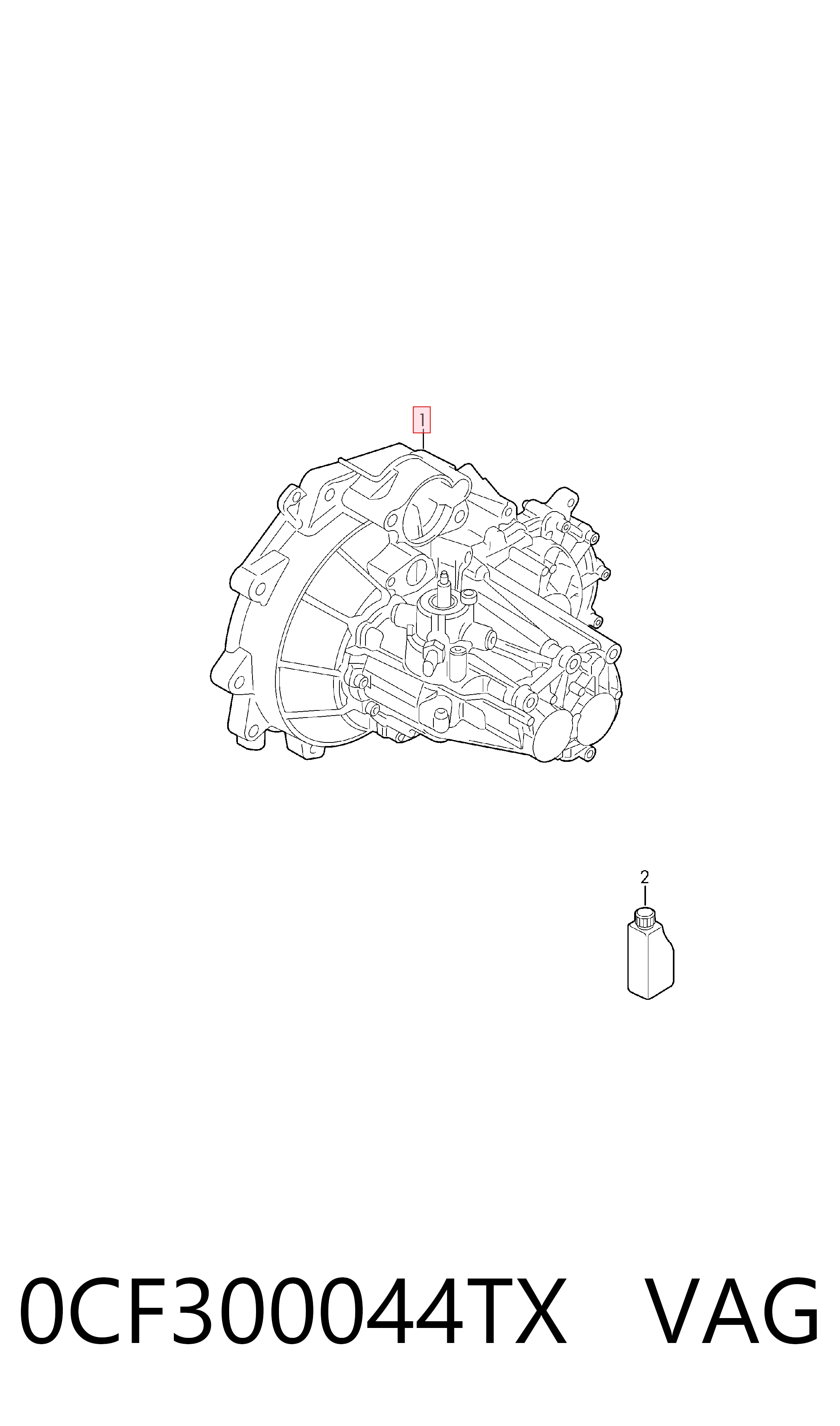 0CF300044TX VAG