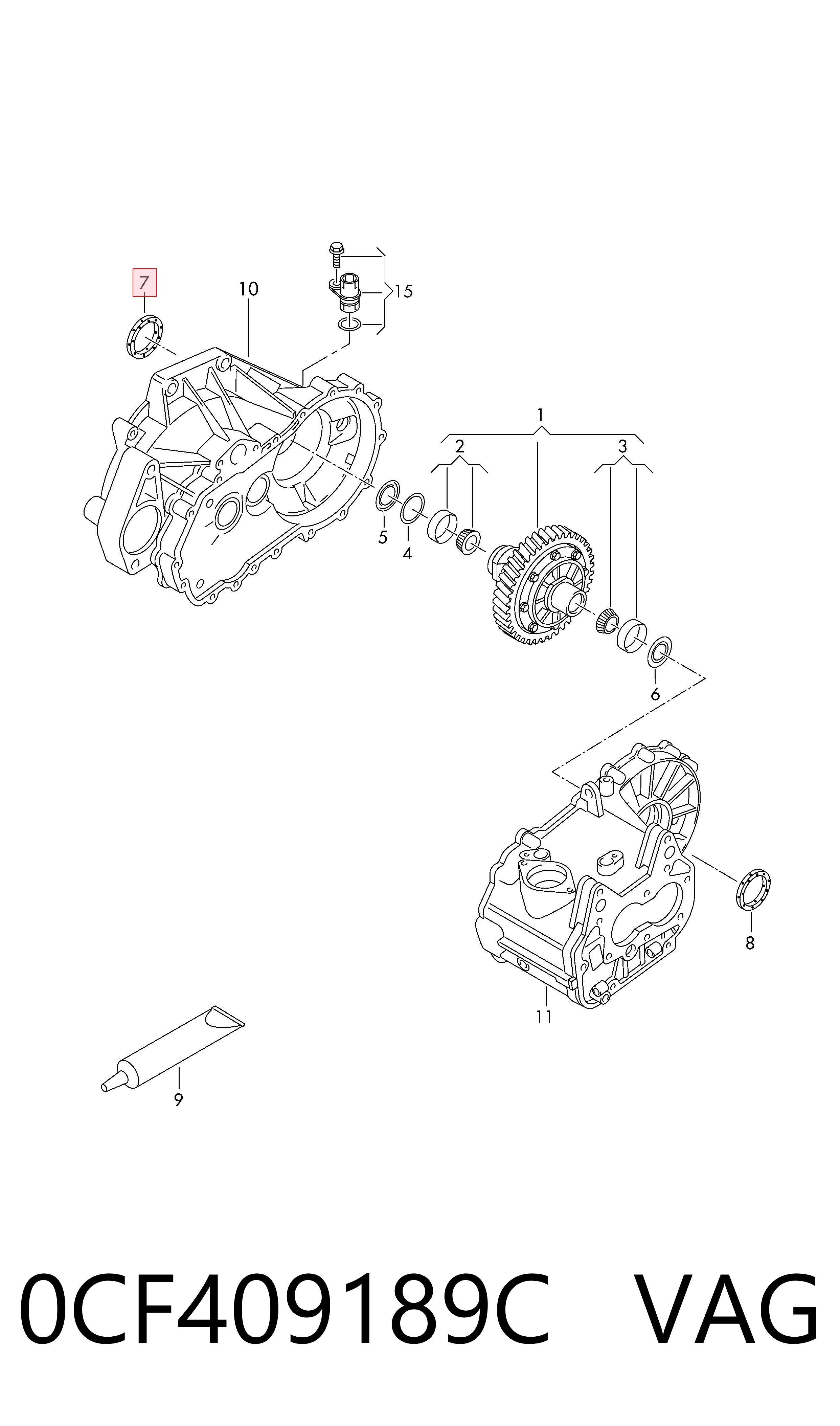 Comprar 0CF409189C VAG 