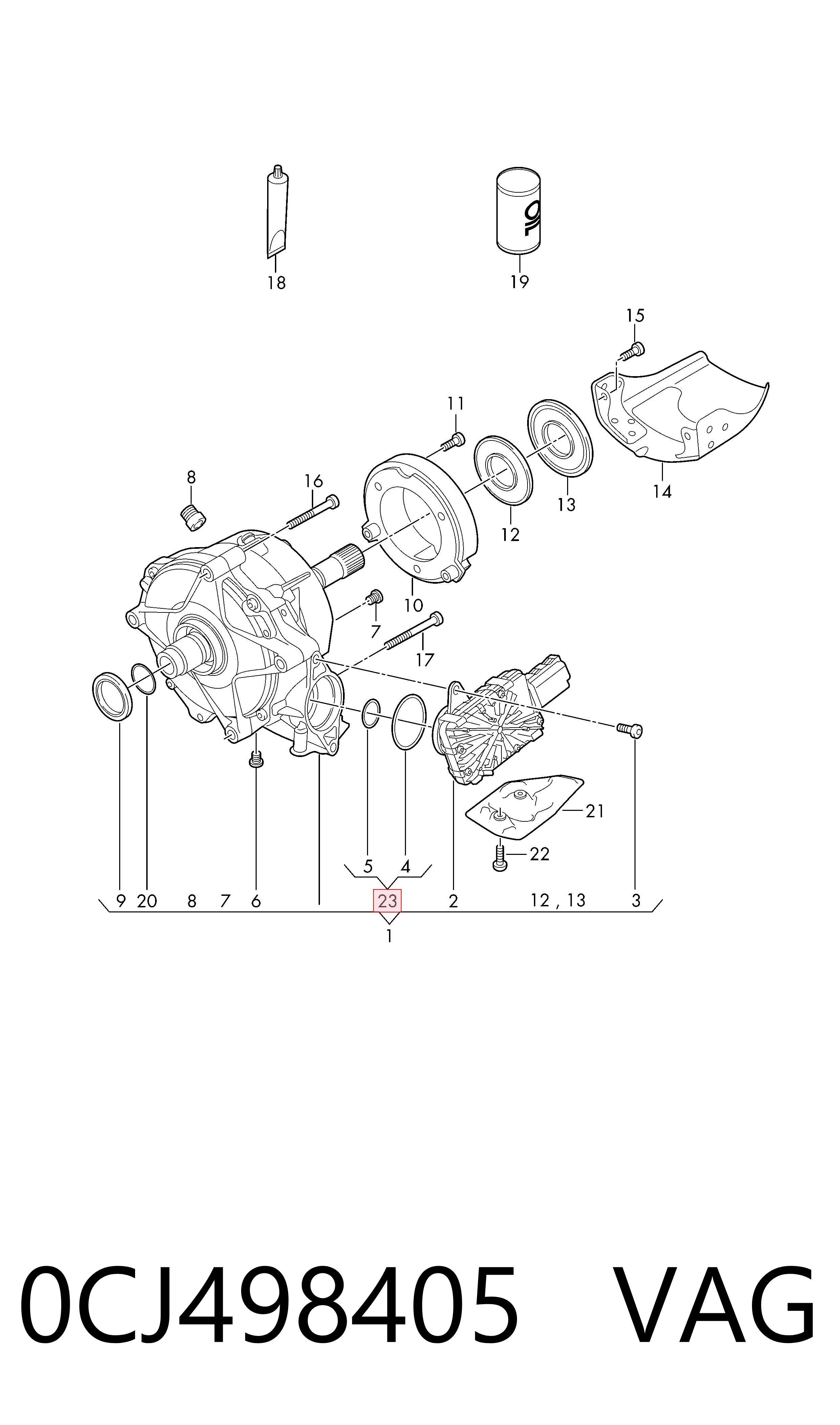 Comprar 0CJ498405 VAG 