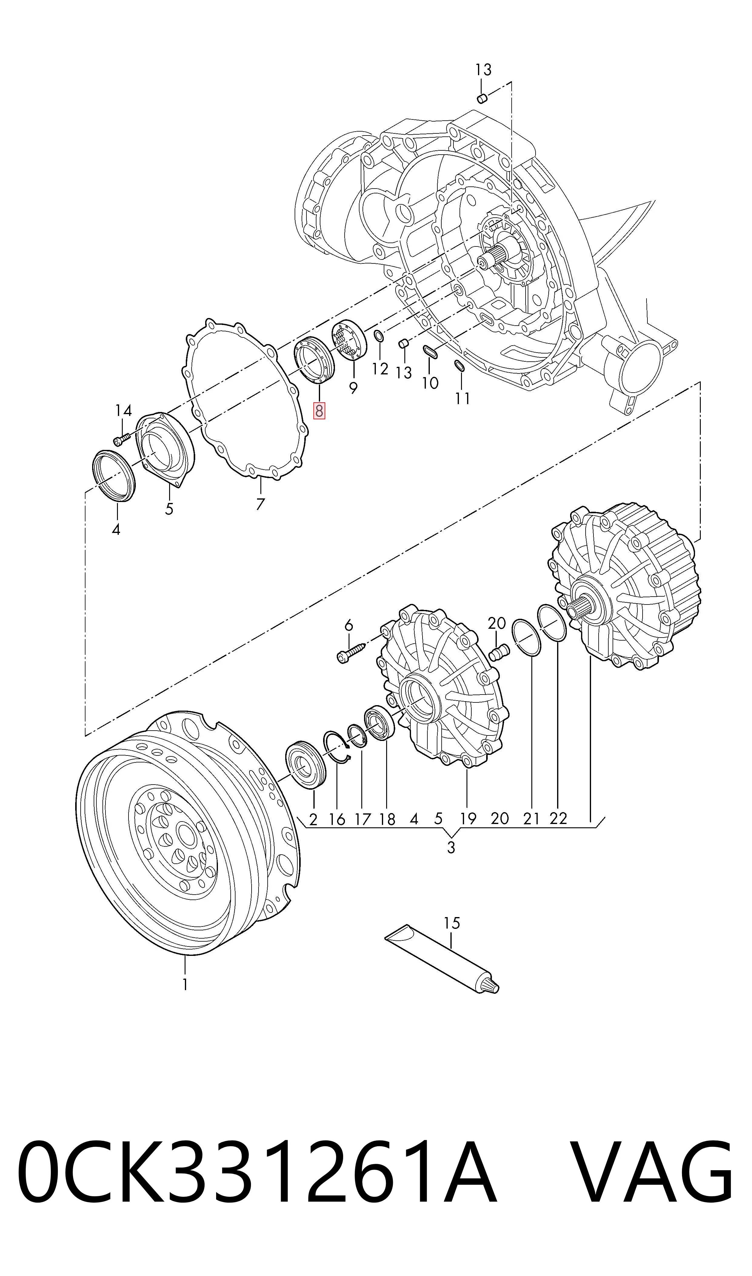 Comprar 0CK331261A VAG 