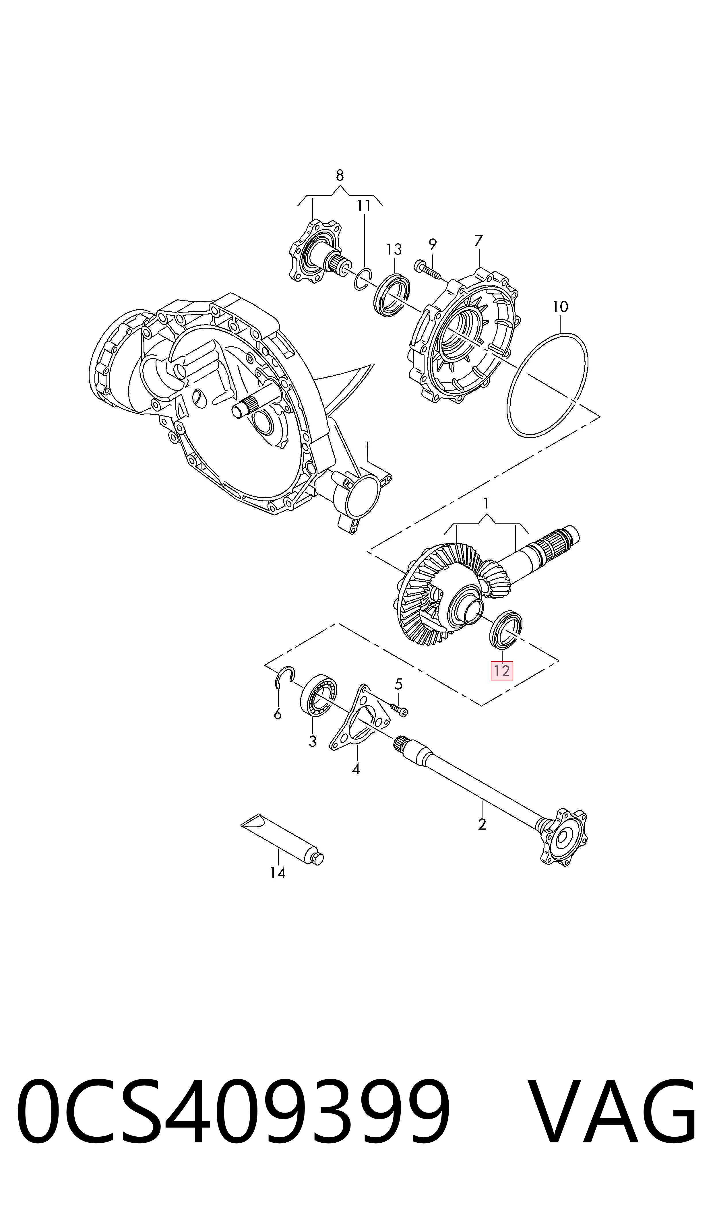 0CS409399 VAG
