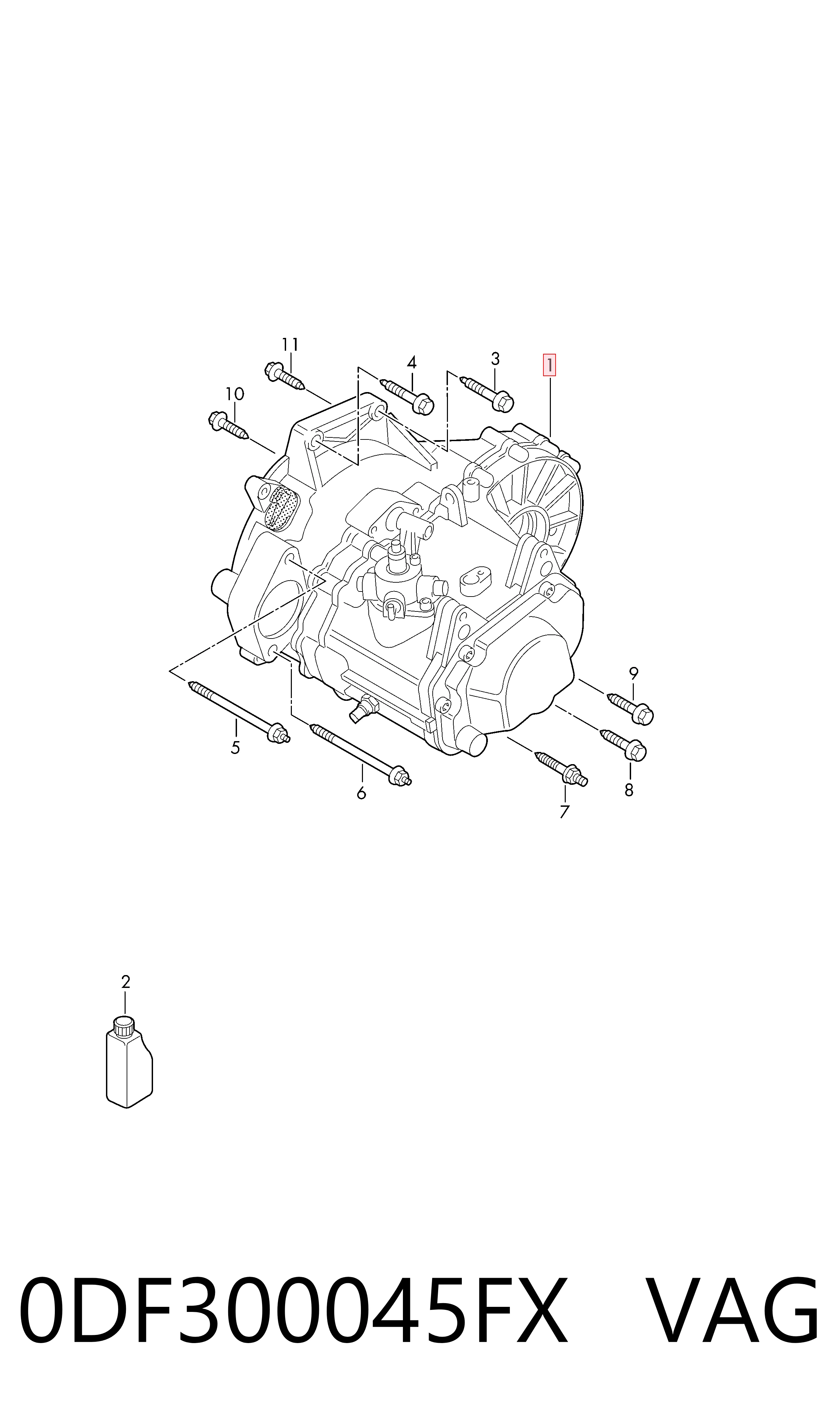 0DF300045FX VAG