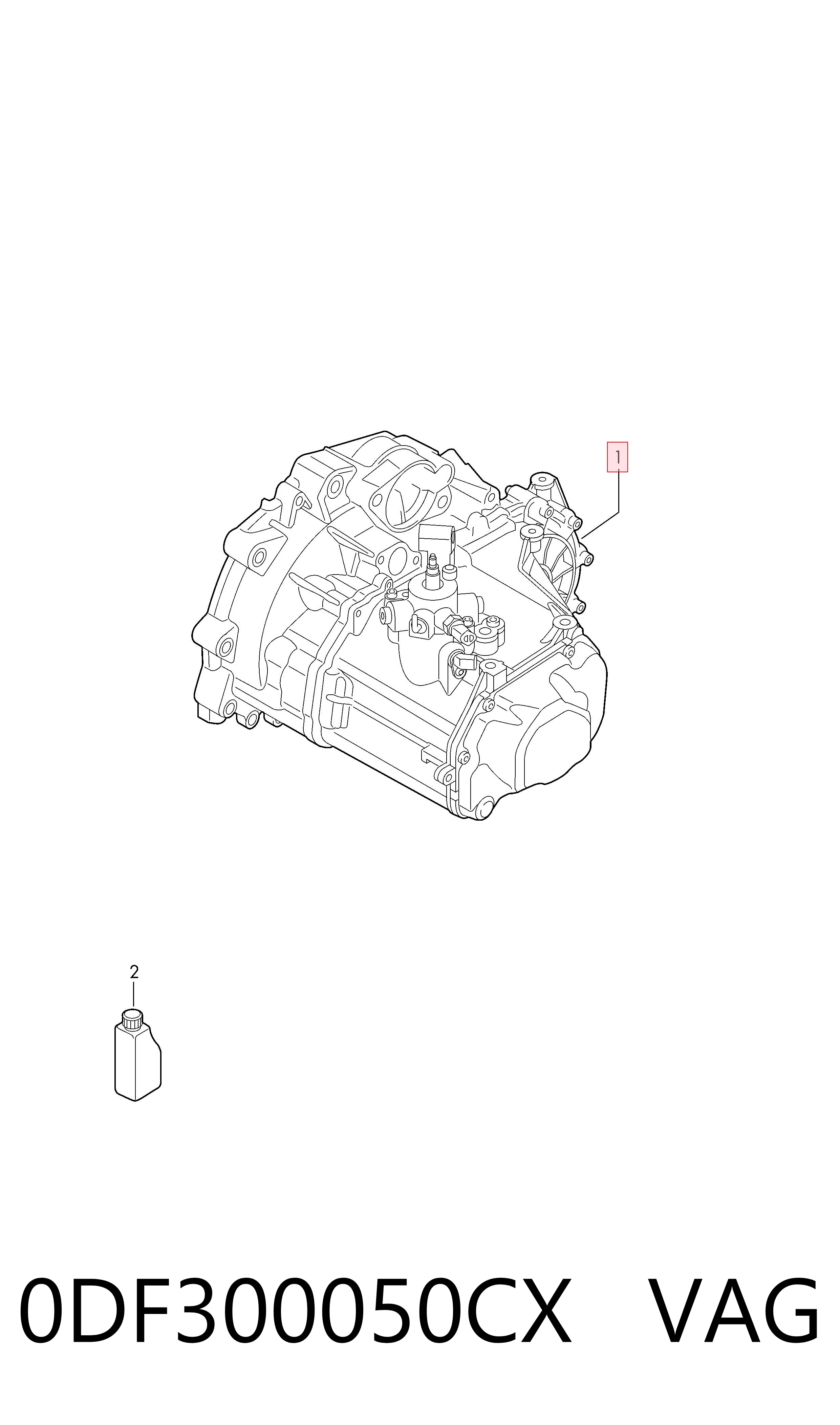 0DF300050CX VAG