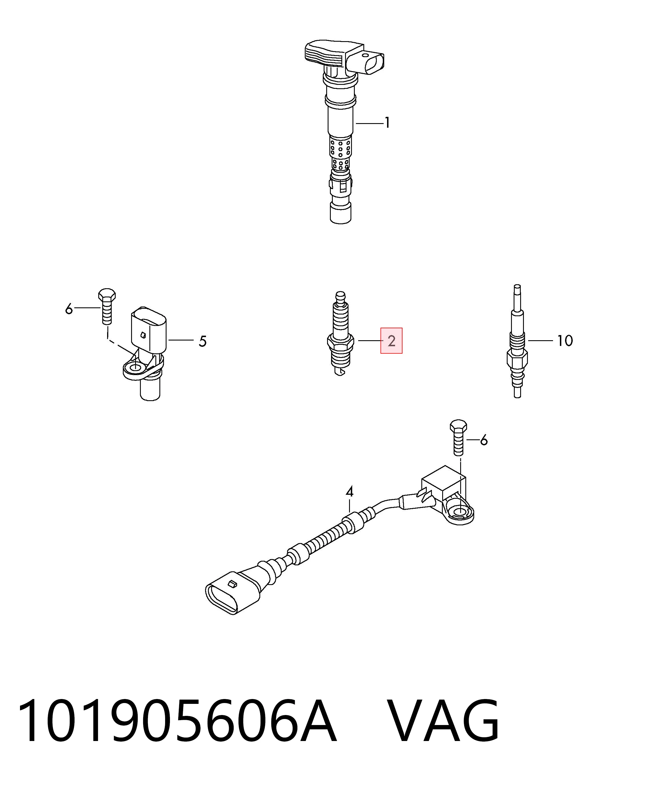 101905606A VAG Bujía de ignición