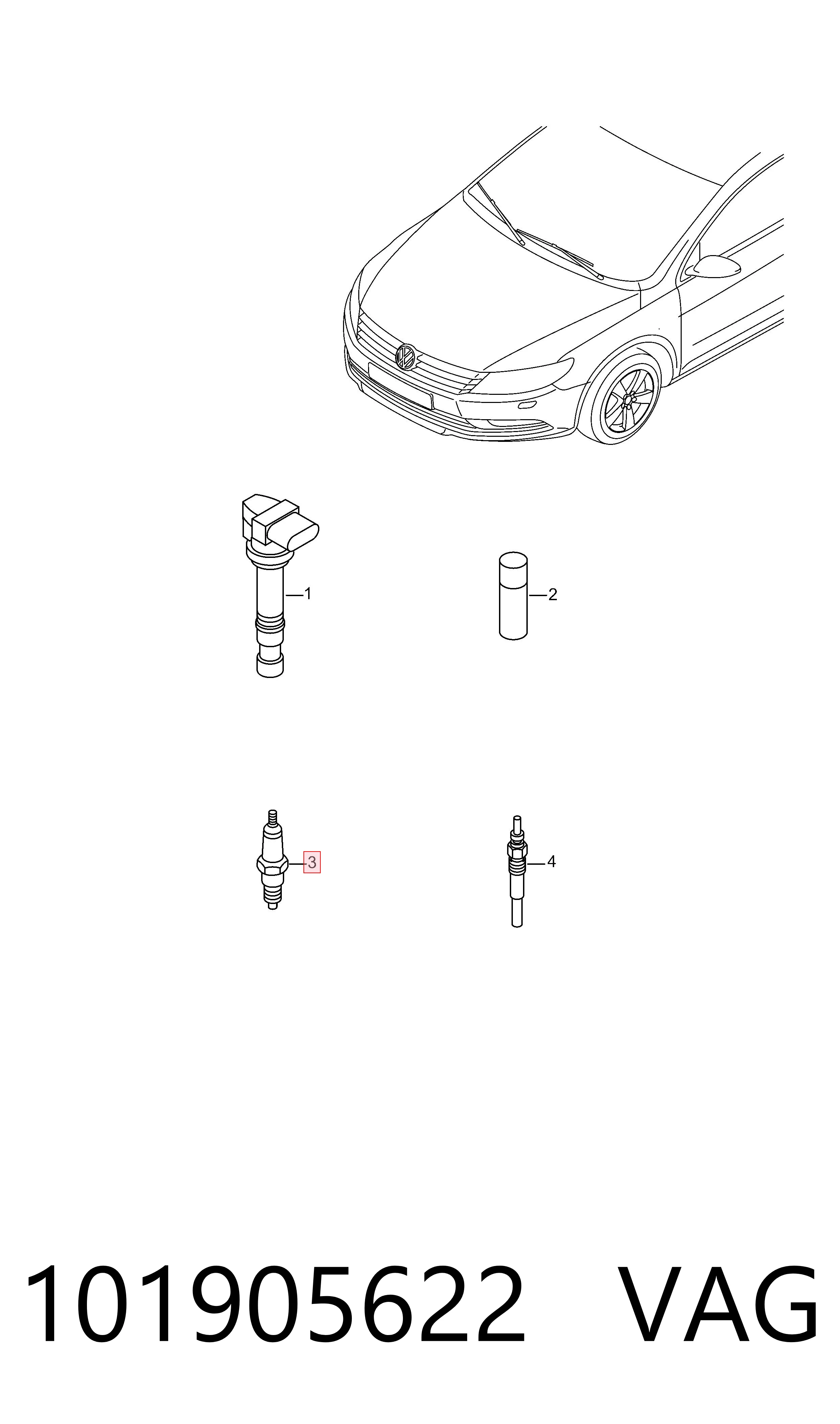 Bujías VAG 101905622 precio, desde 19,23 EUR