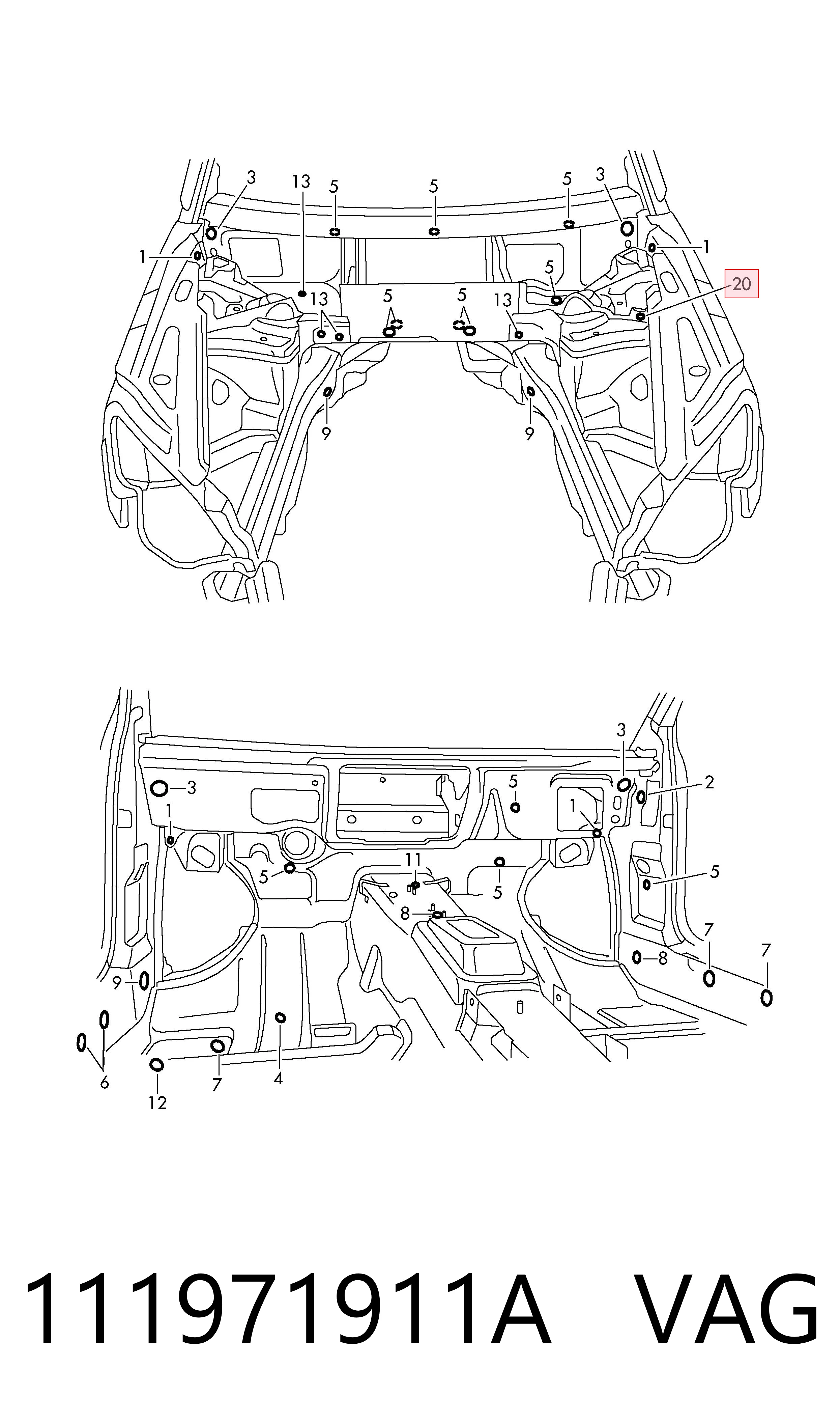  VAG 111971911A precio, desde 8,77 EUR