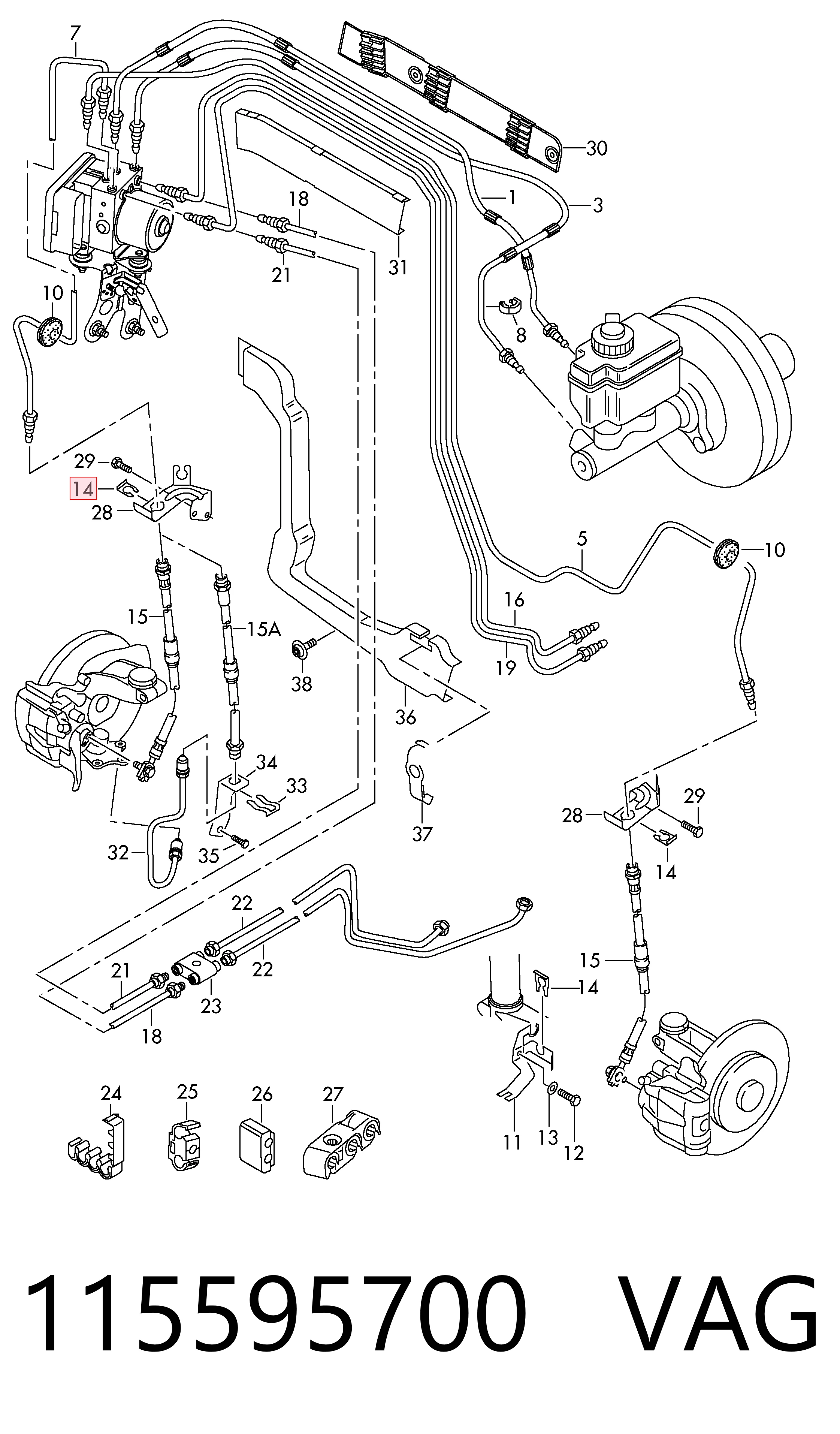 115595700 VAG