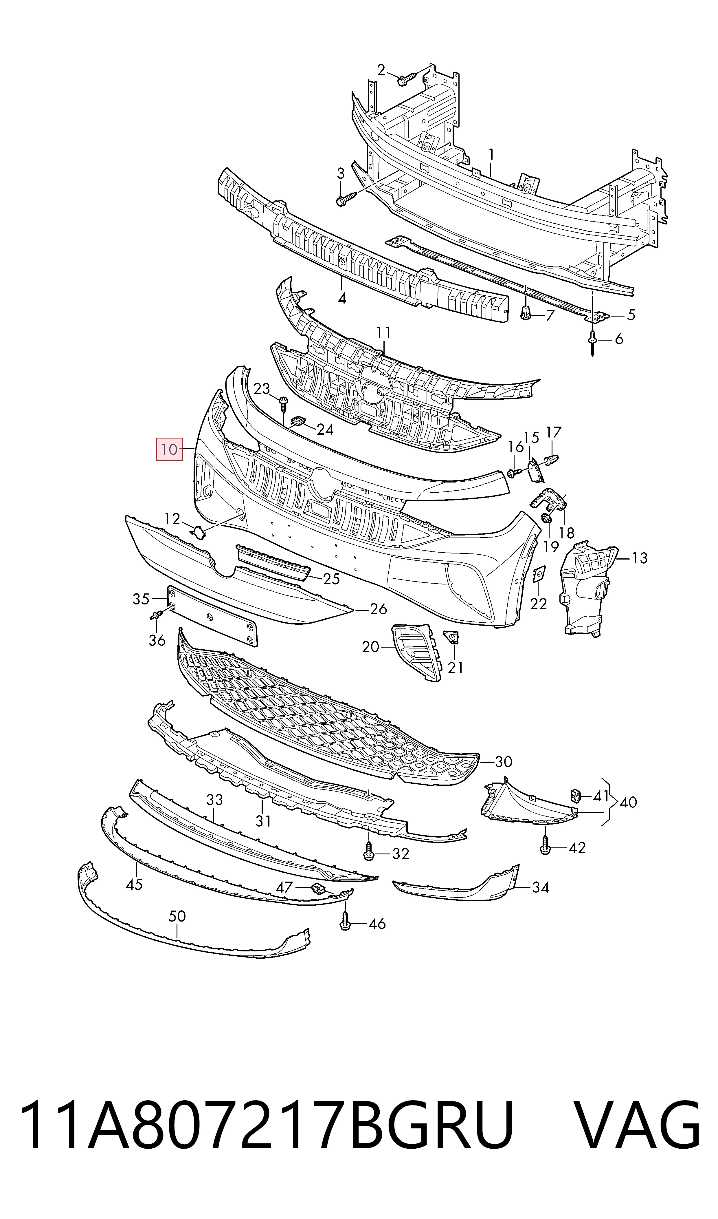 11A807217BGRU VAG