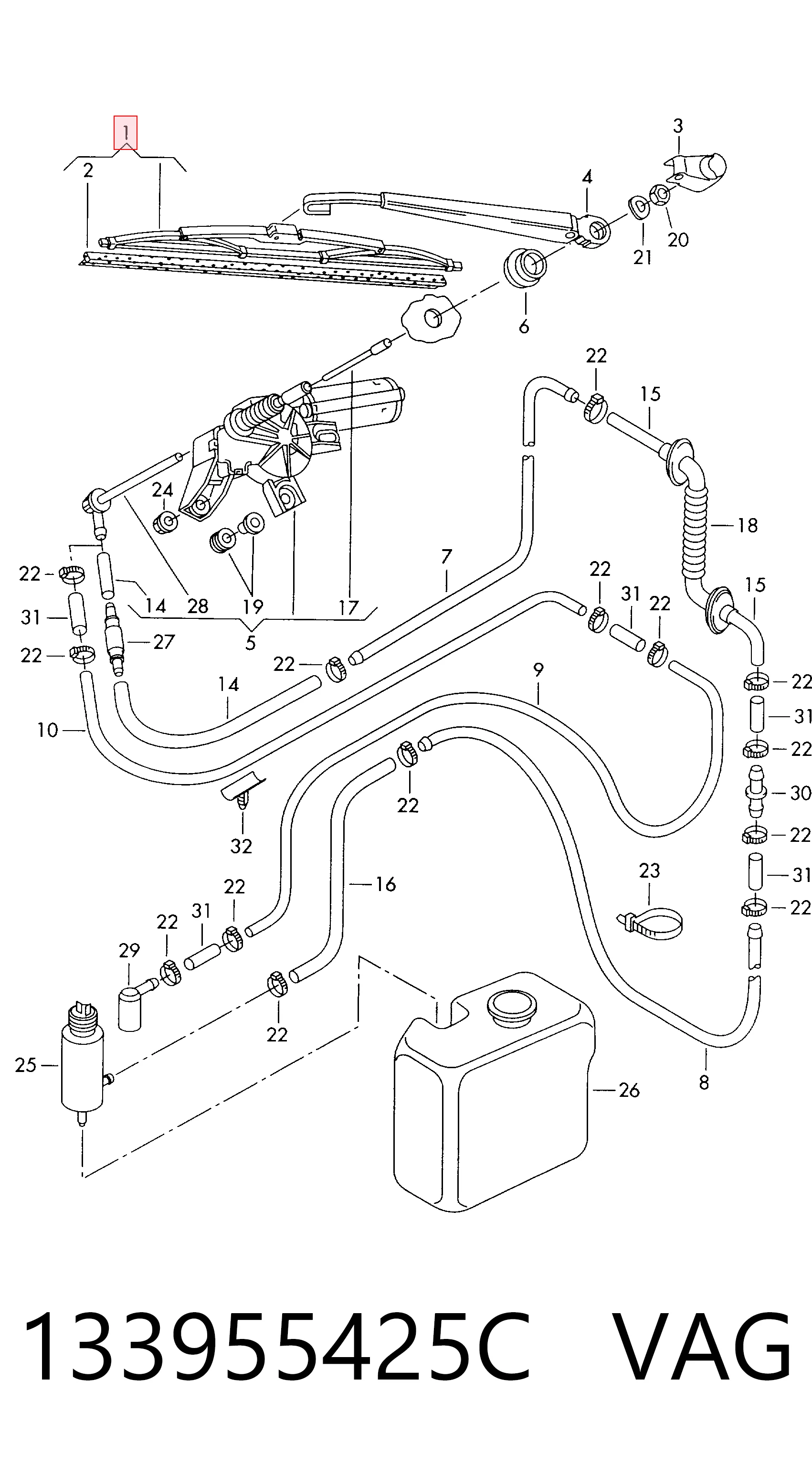 Comprar Limpiaparabrisas traseros Subaru Legacy I BC