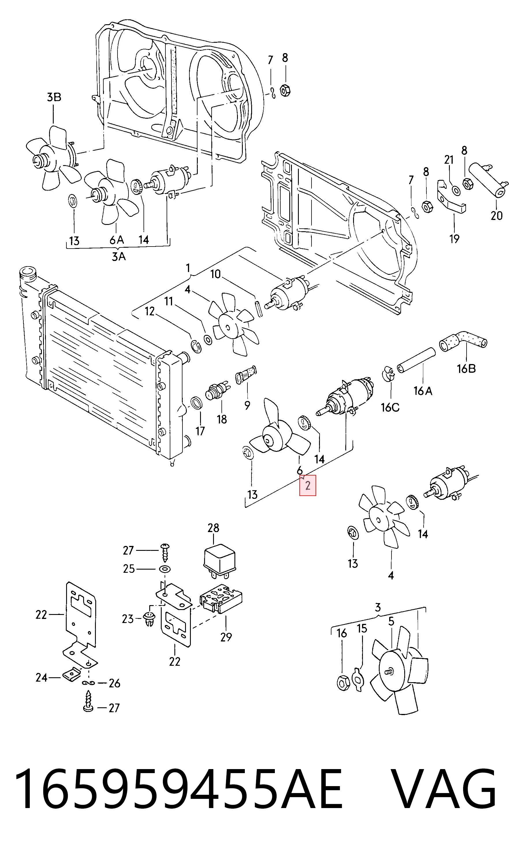 Comprar Ventilador eléctrico de refrigeración completo (motor y hélice) Audi 100 43 a bajo precio