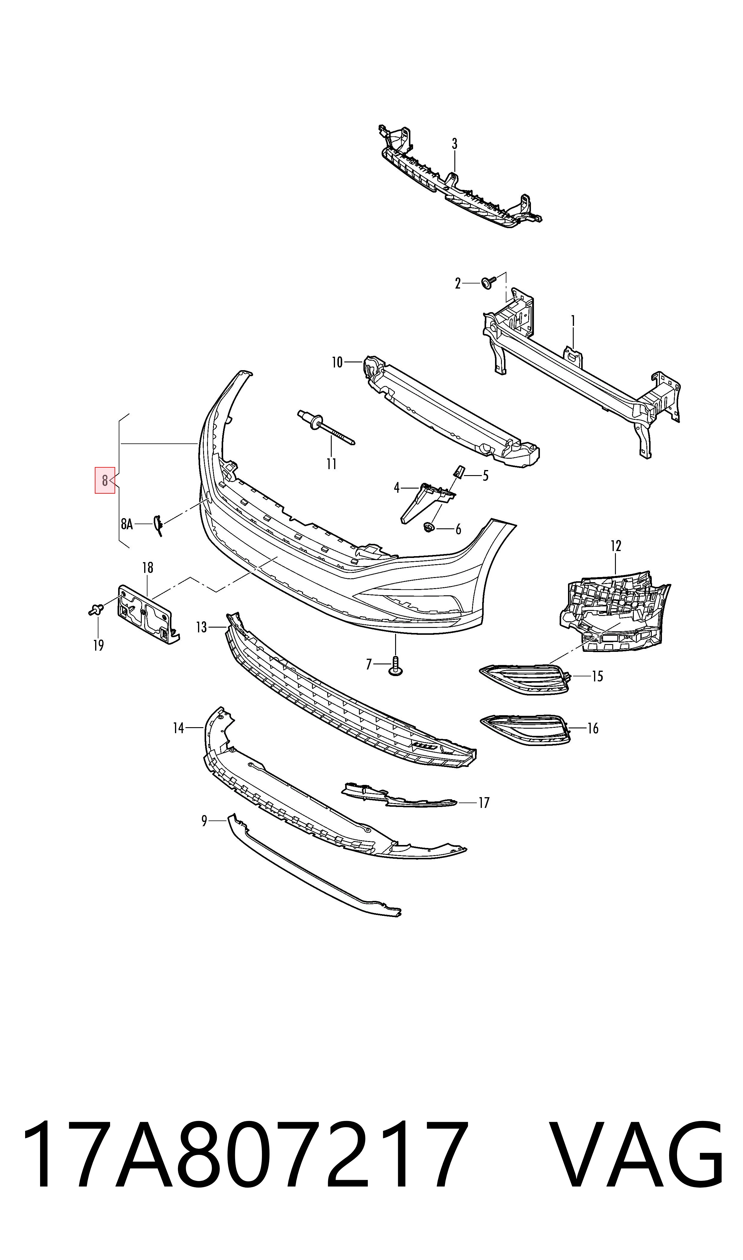 Parachoques delantero Signeda PVG04291KBAREF precio, desde 112,45 EUR