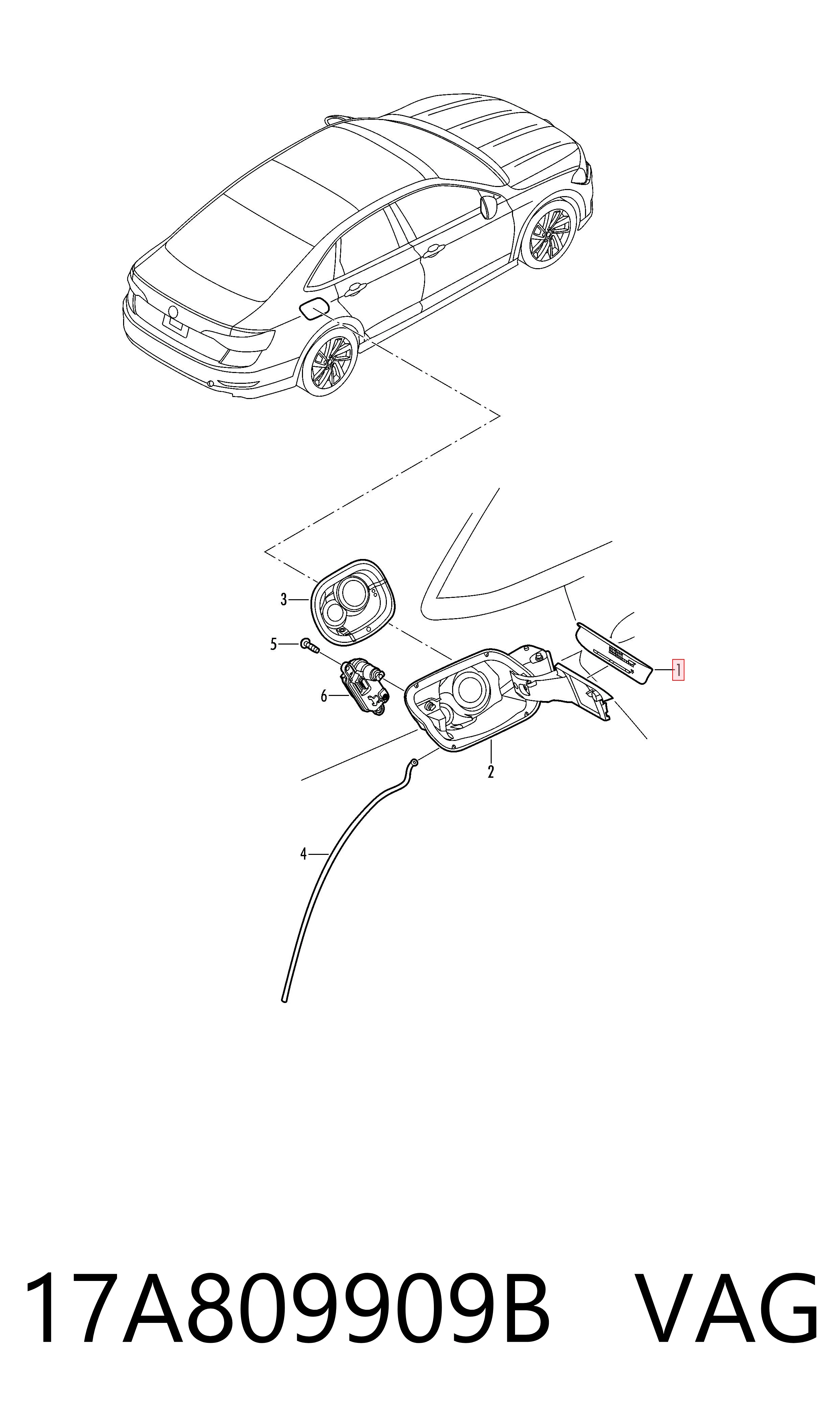 Tapa del depósito de gasolina Volkswagen Jetta VII sedán (BU3, BU4) (2017 - 2026) precio, desde 70,14 EUR