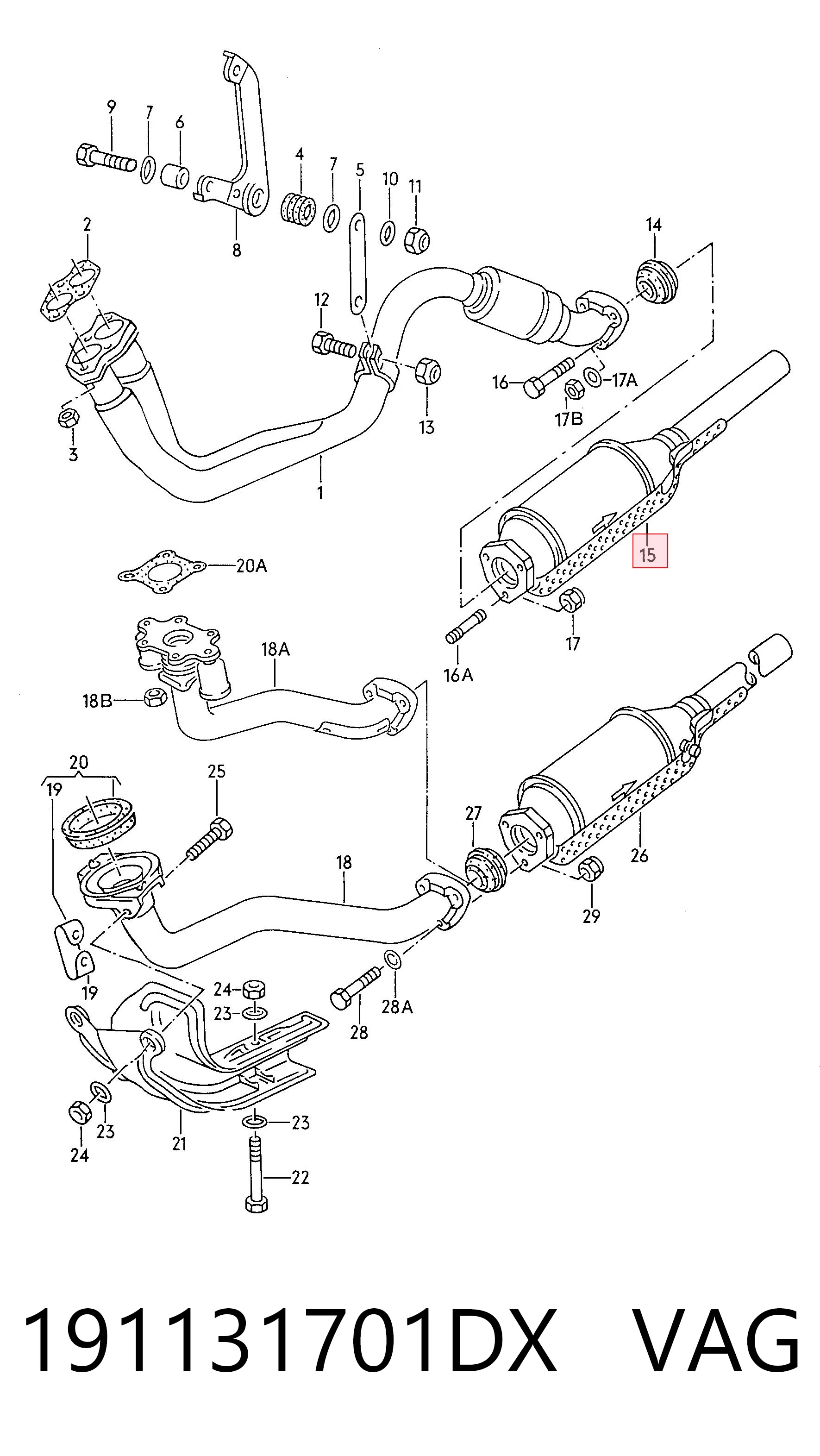 191131701DX VAG