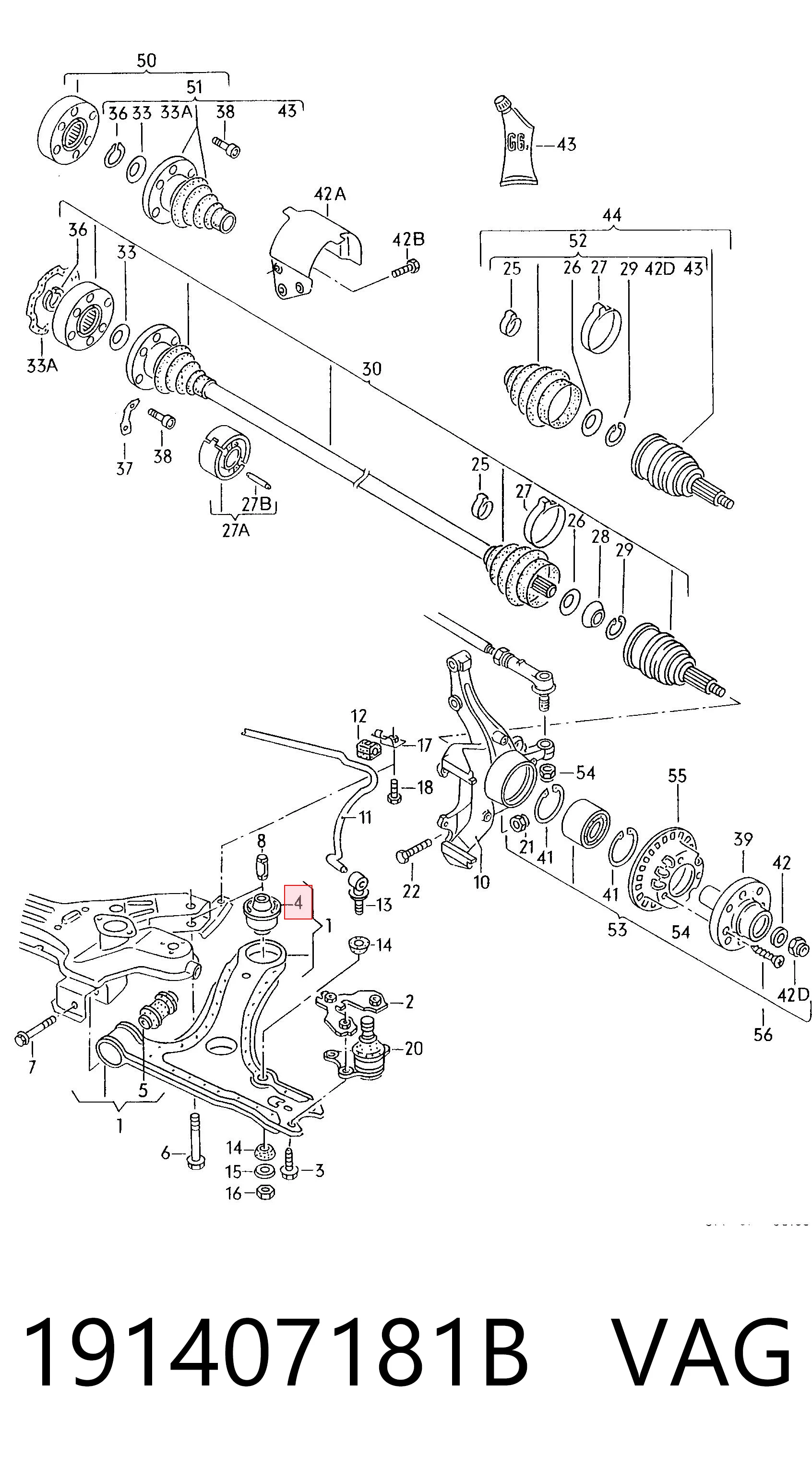 Silentblock suspension Ibiza I hatchback (1984-1993) original desde 4,20 €