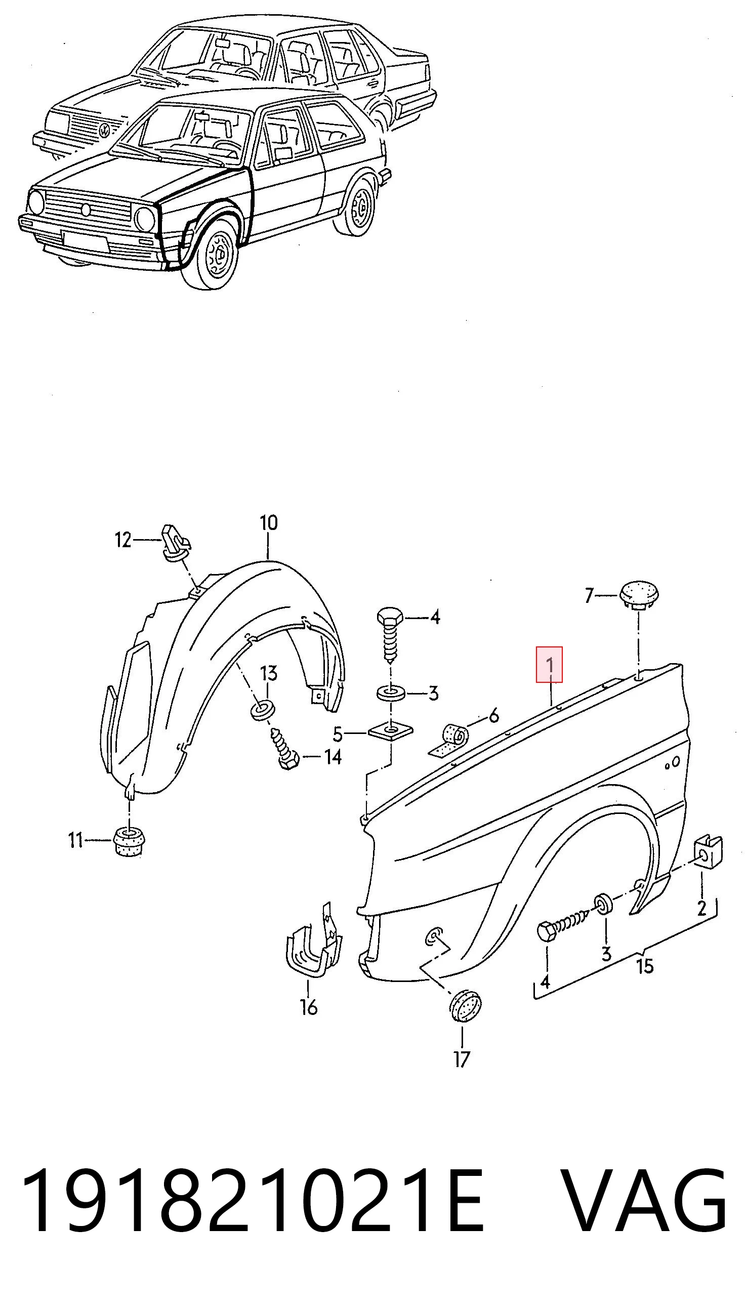 Comprar KH9521311 Starline Aleta delantera izquierda