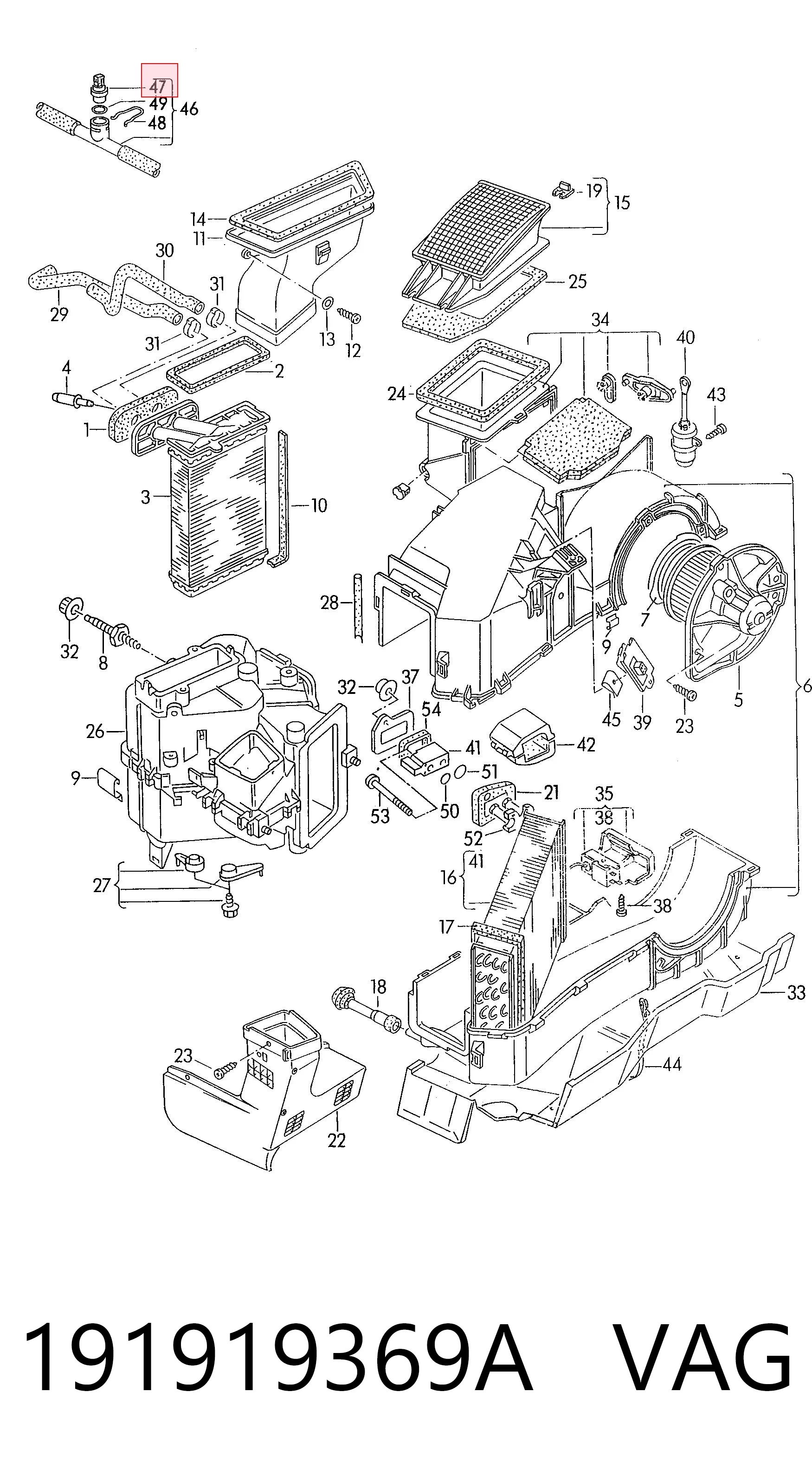 191919369A VAG Interruptor térmico