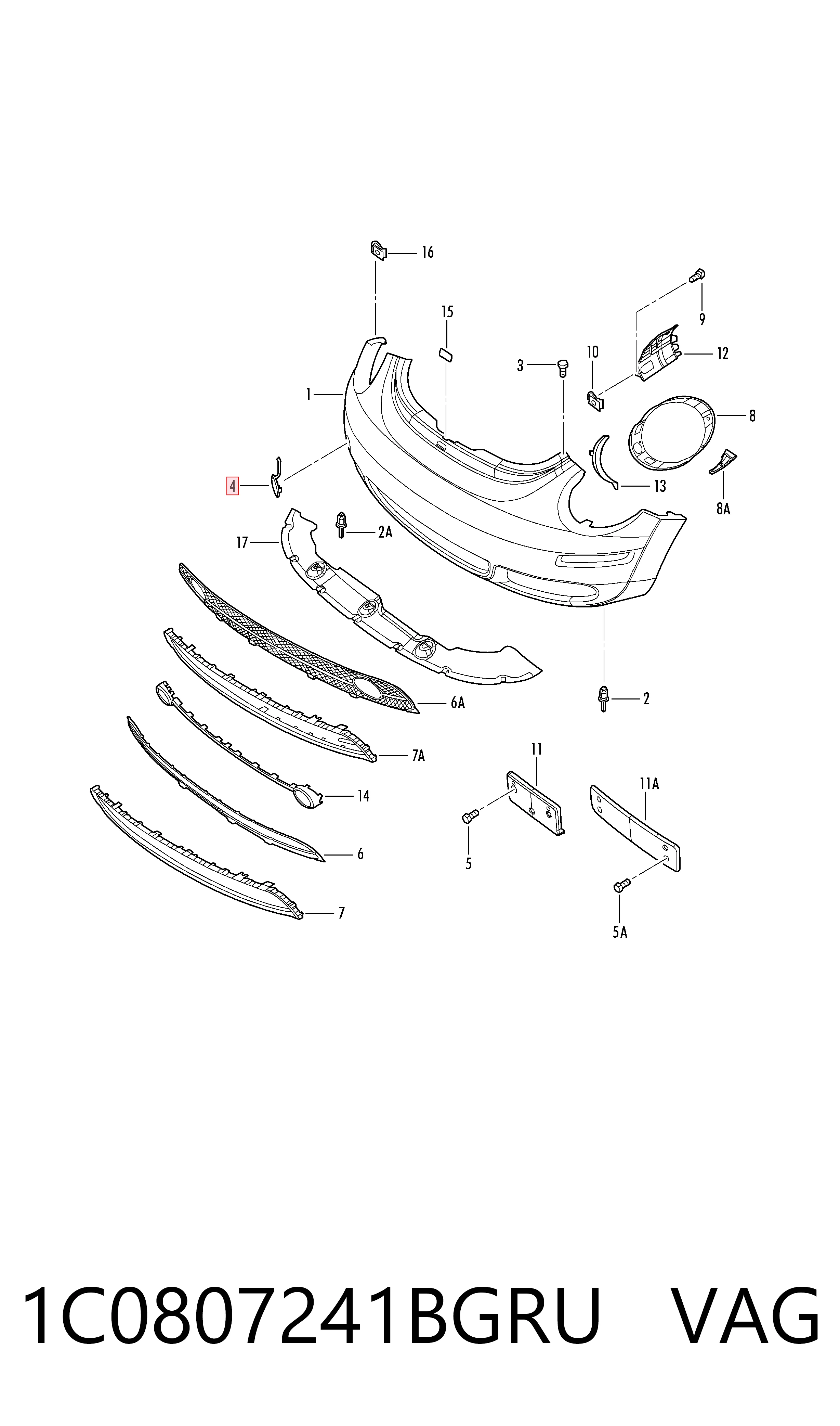 1C0807241BGRU VAG