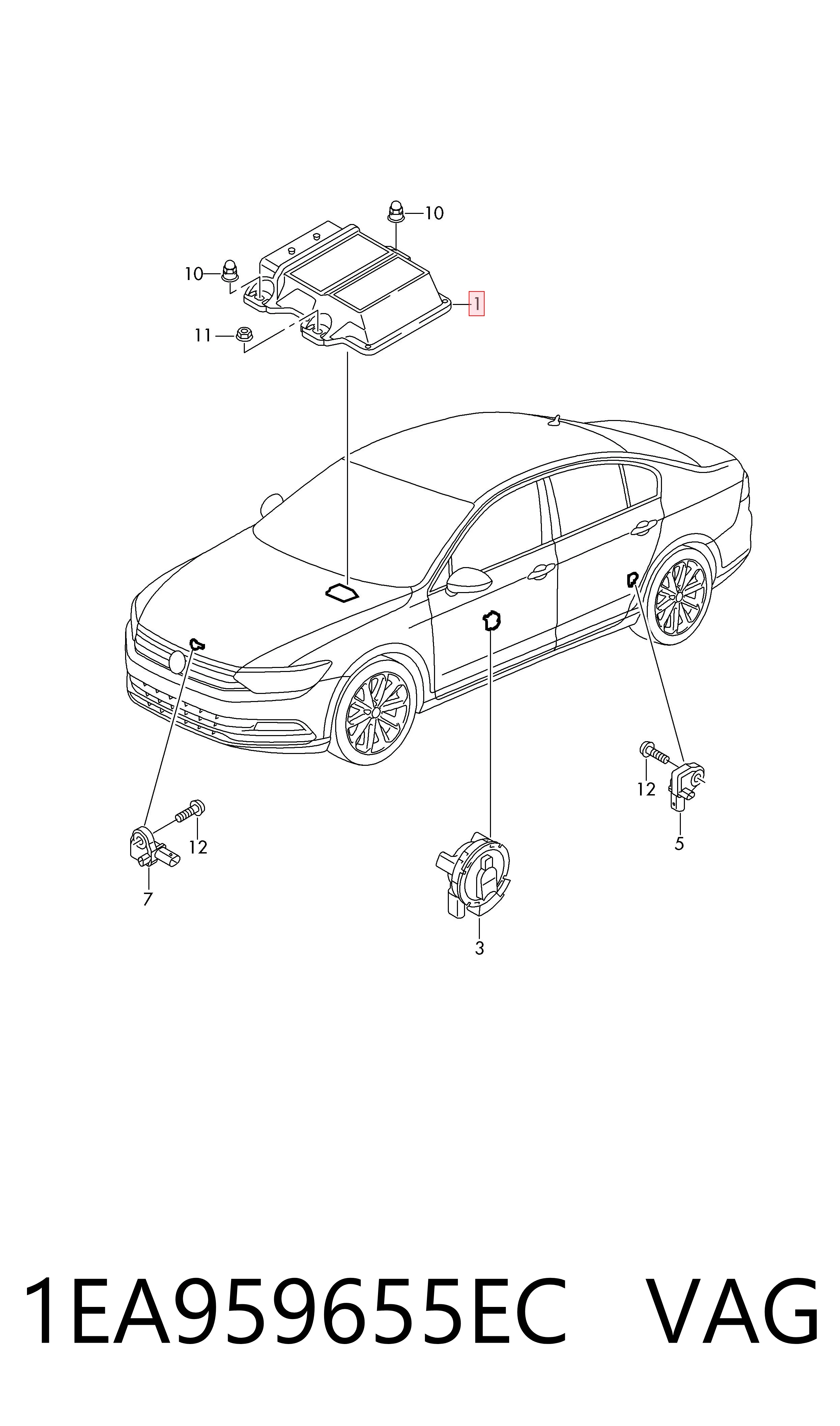 Comprar 1EA959655EC VAG 