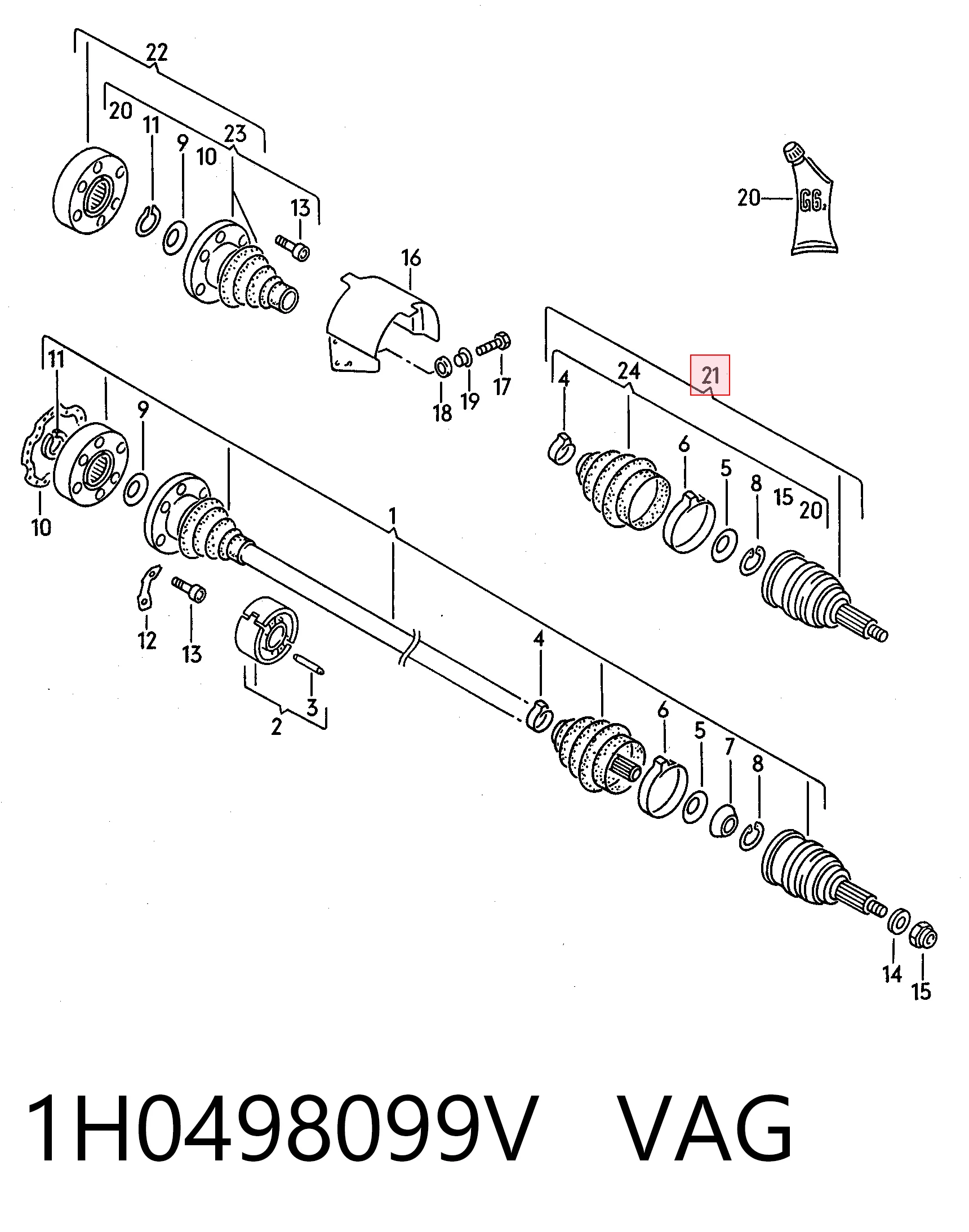 1H0498099V VAG