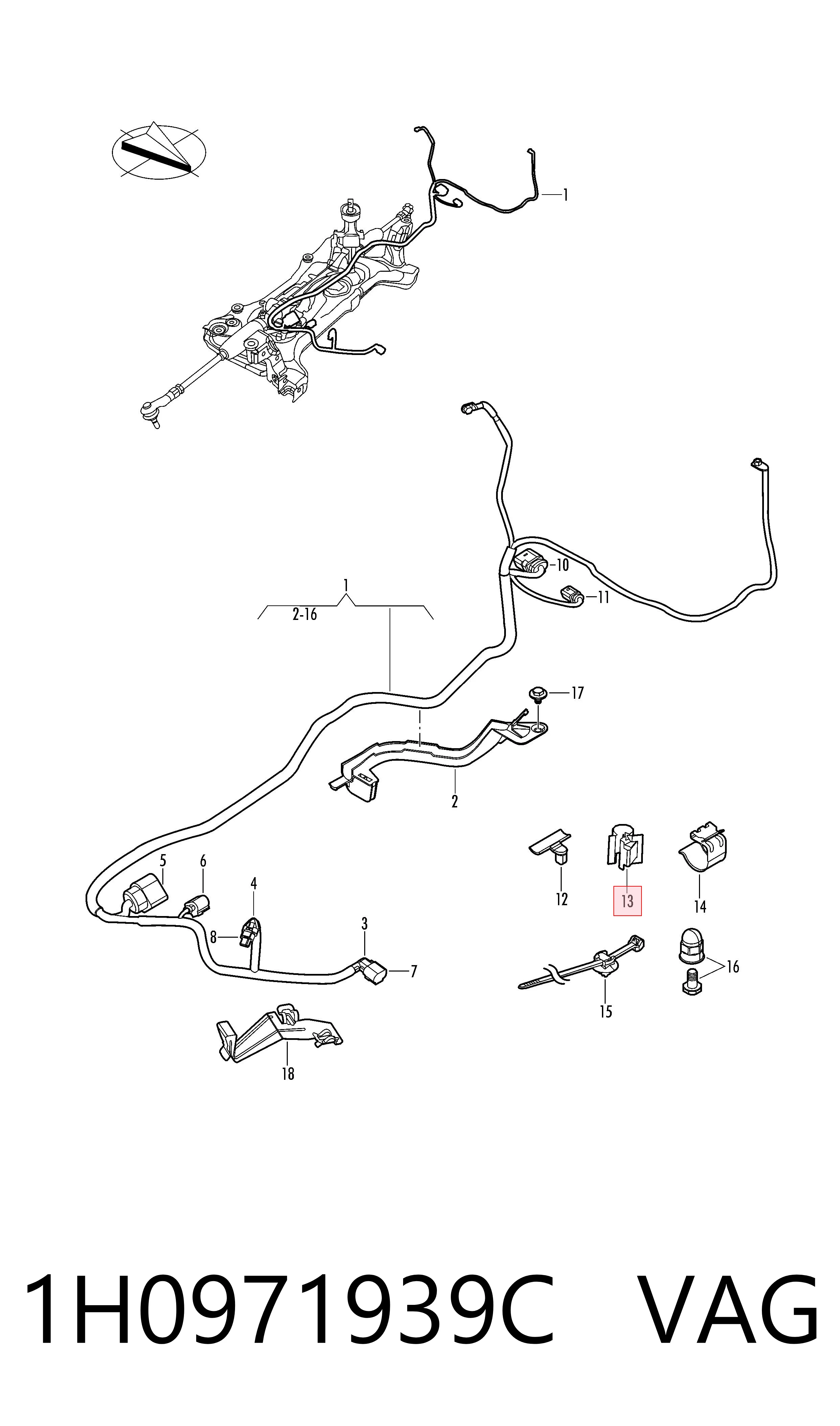  VAG 1H0971939C precio, desde 1,94 EUR