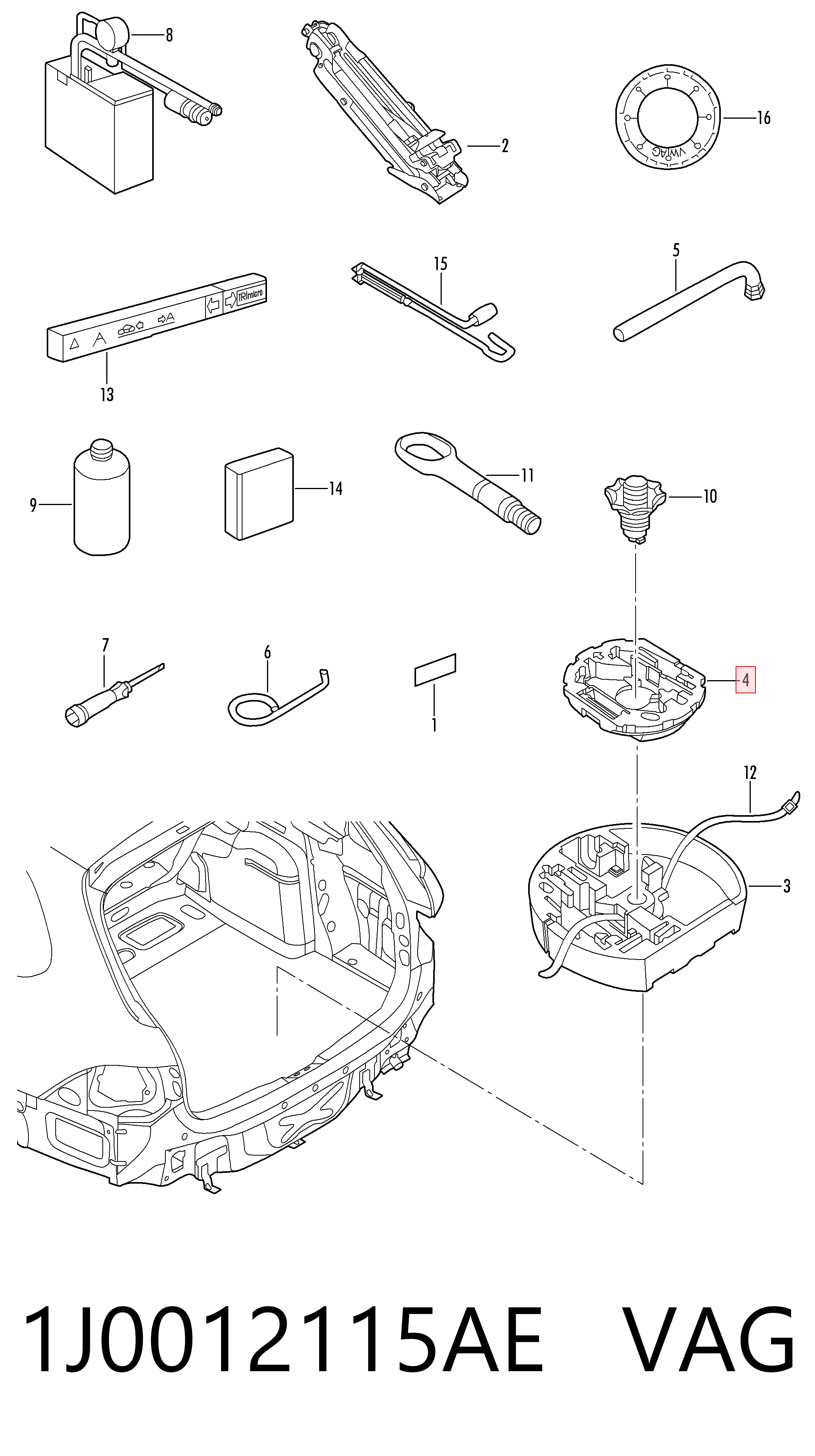 1J0012115AE VAG