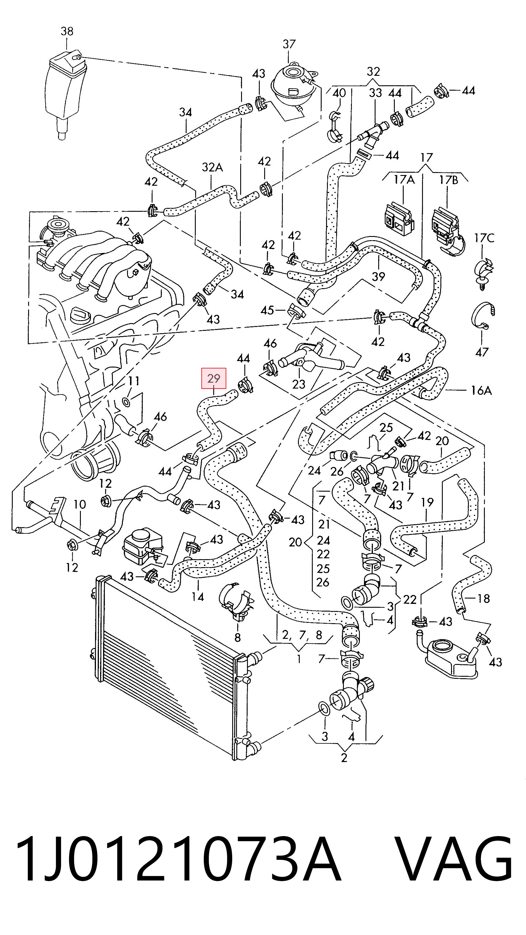 1J0121073A VAG 