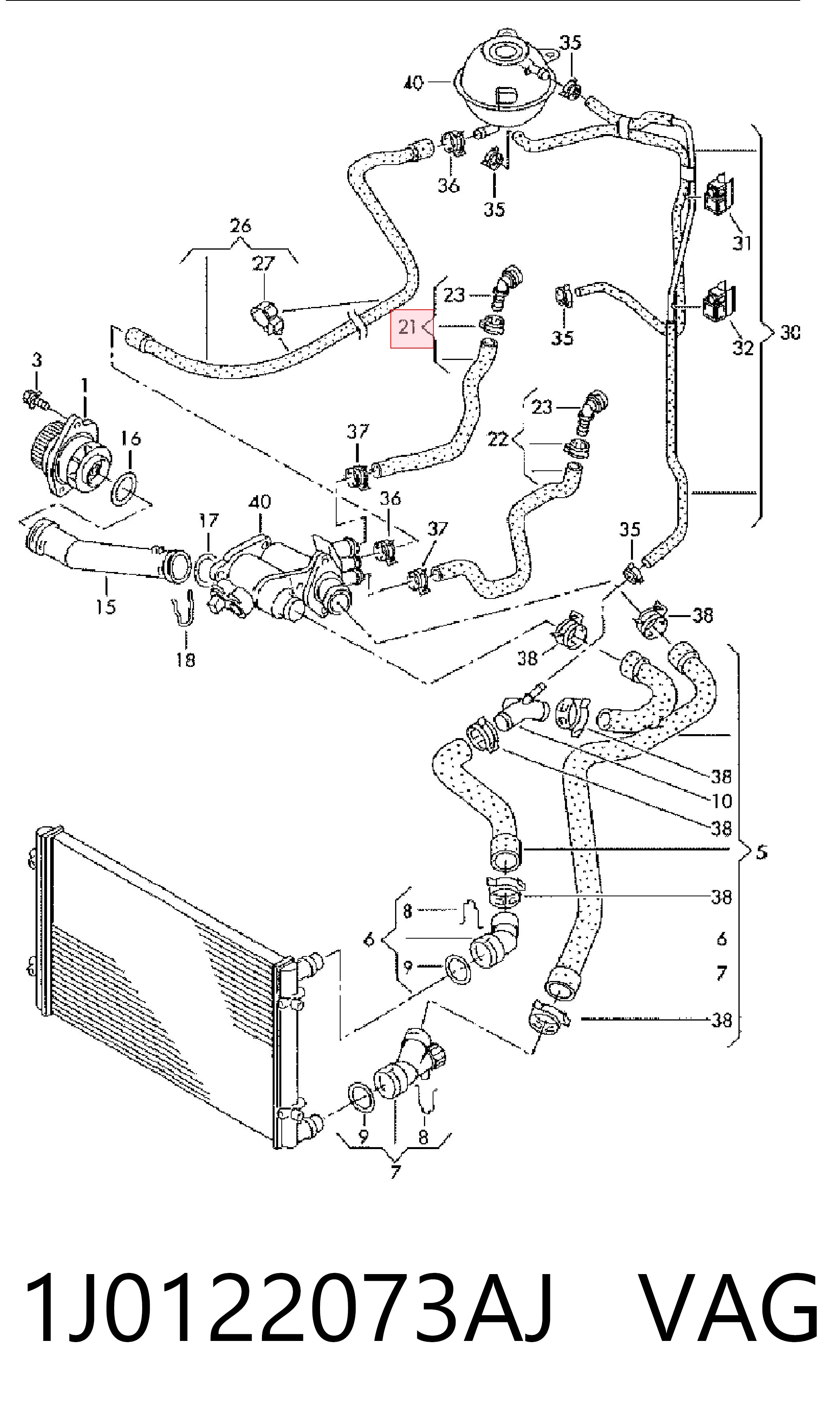 1J0122073AJ VAG 