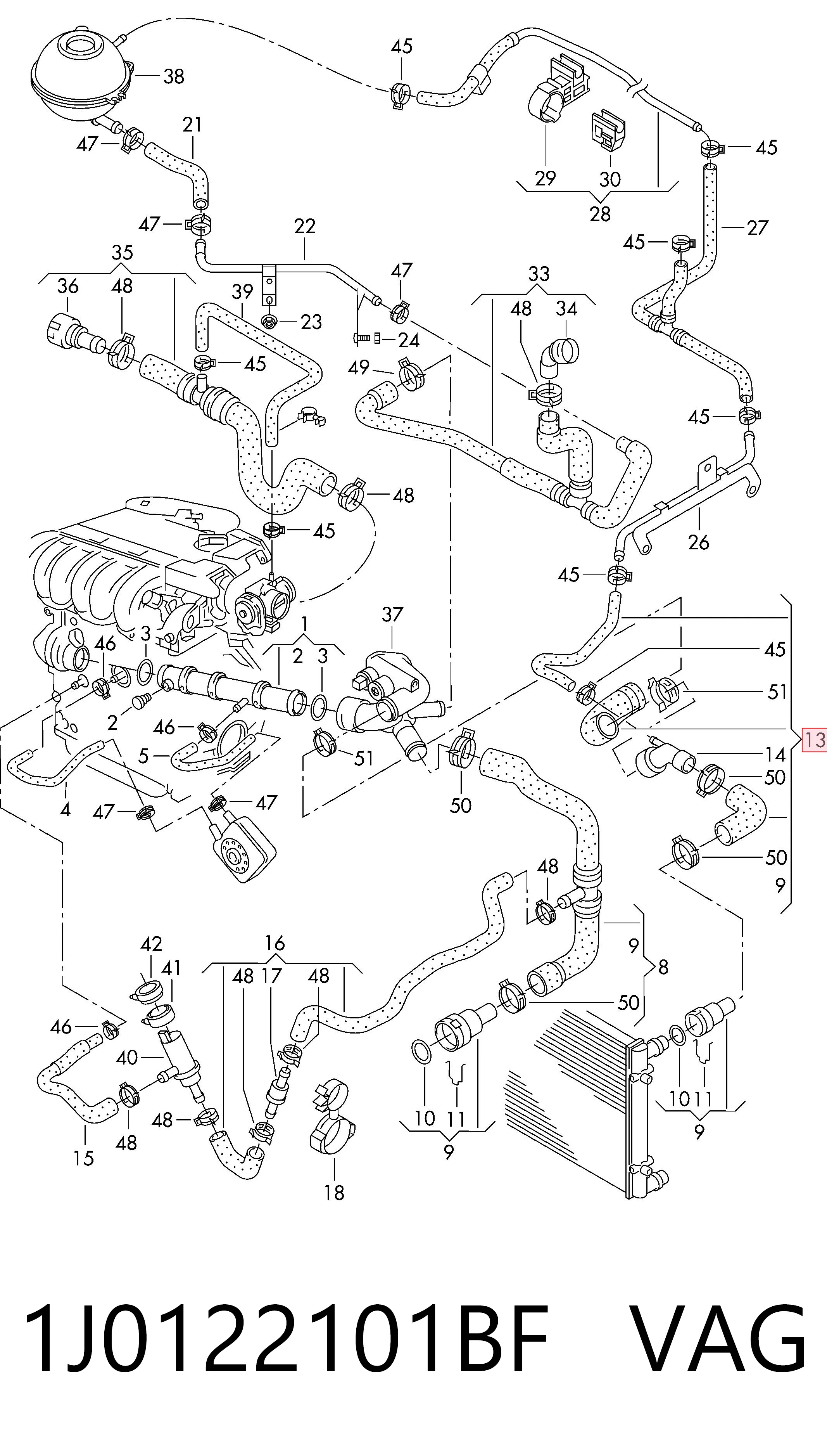1J0122101BF VAG