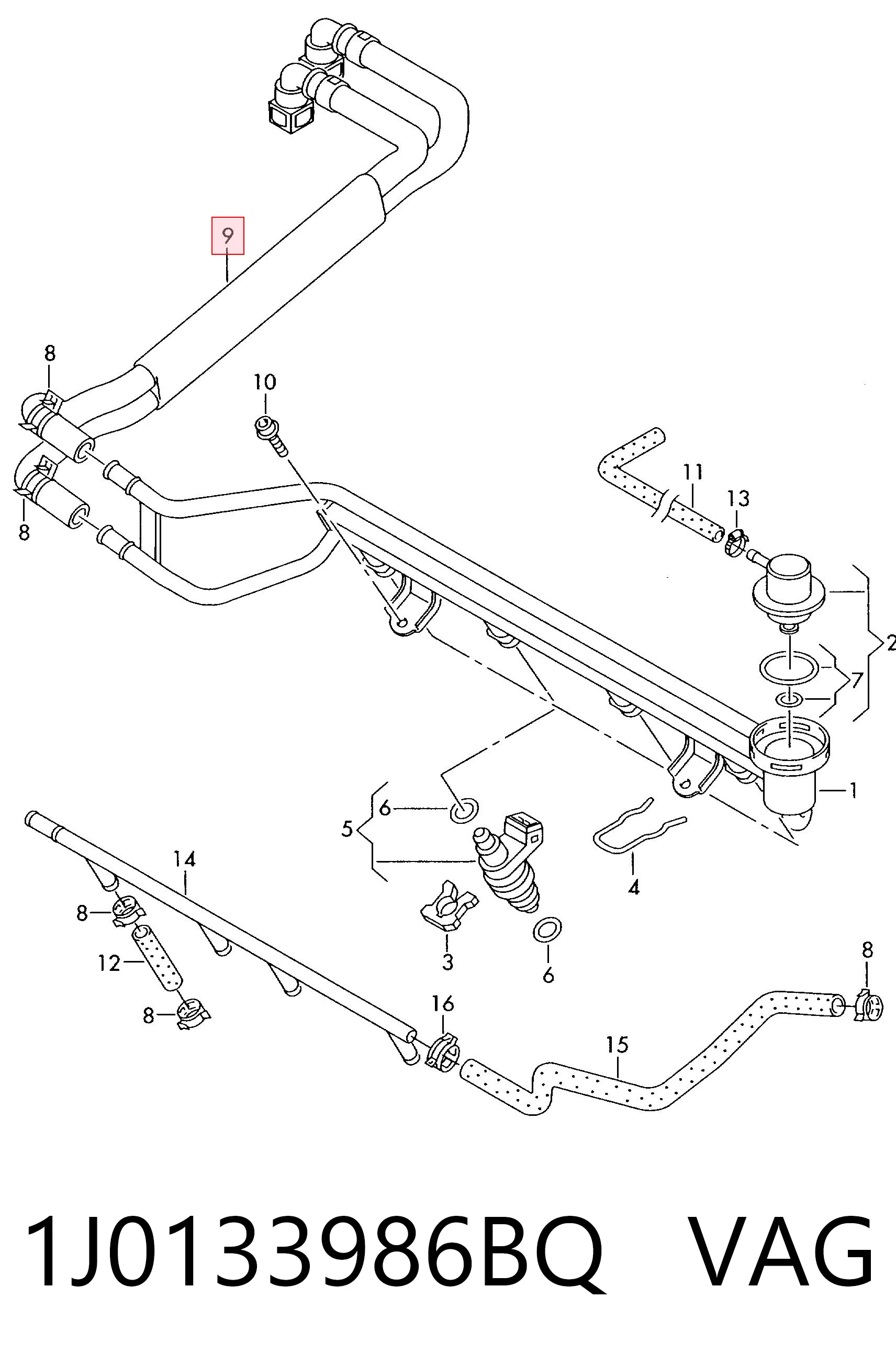 1J0133986BQ VAG 