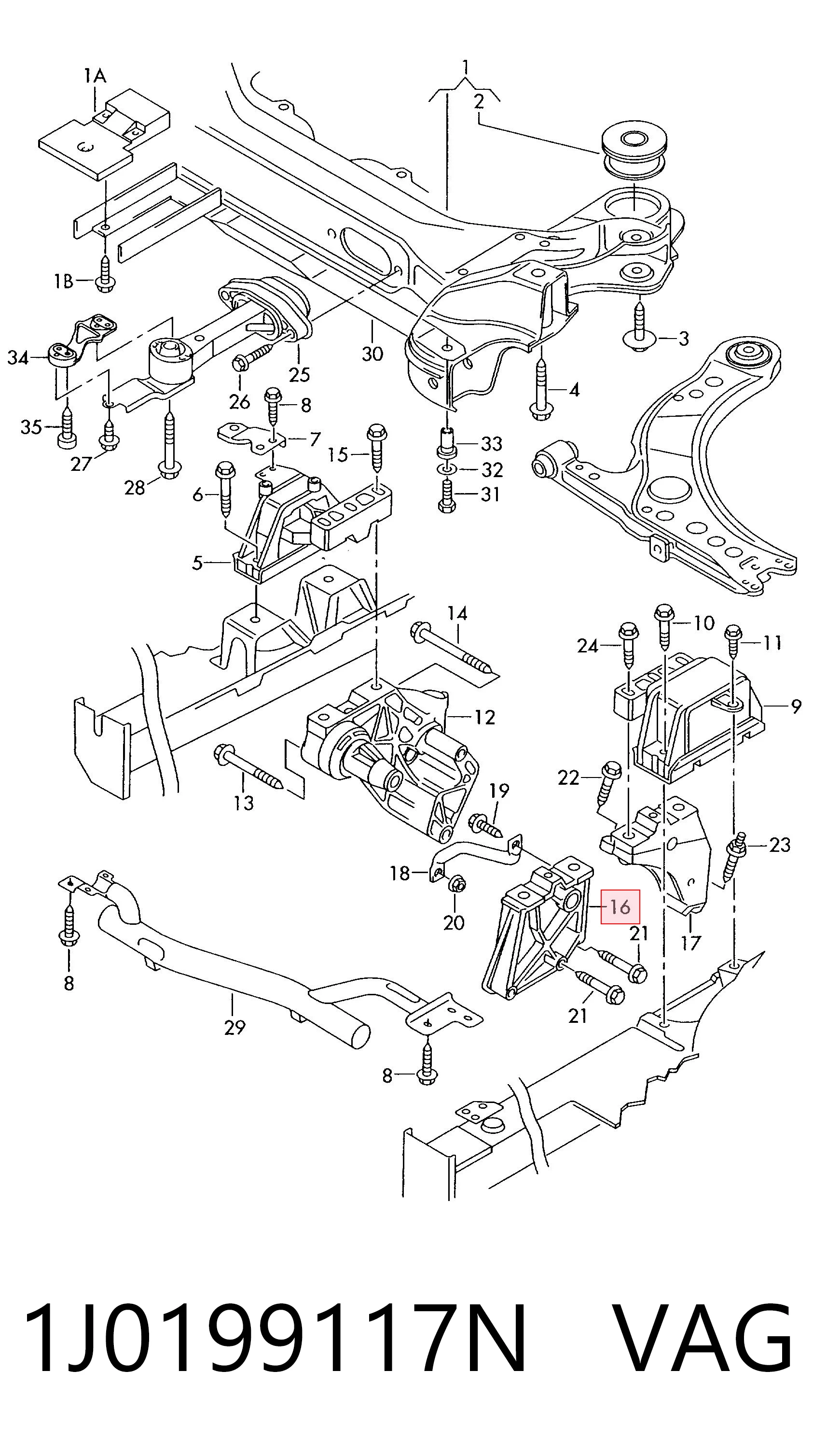 VAG 1J0199117N precio, desde 897,05 EUR