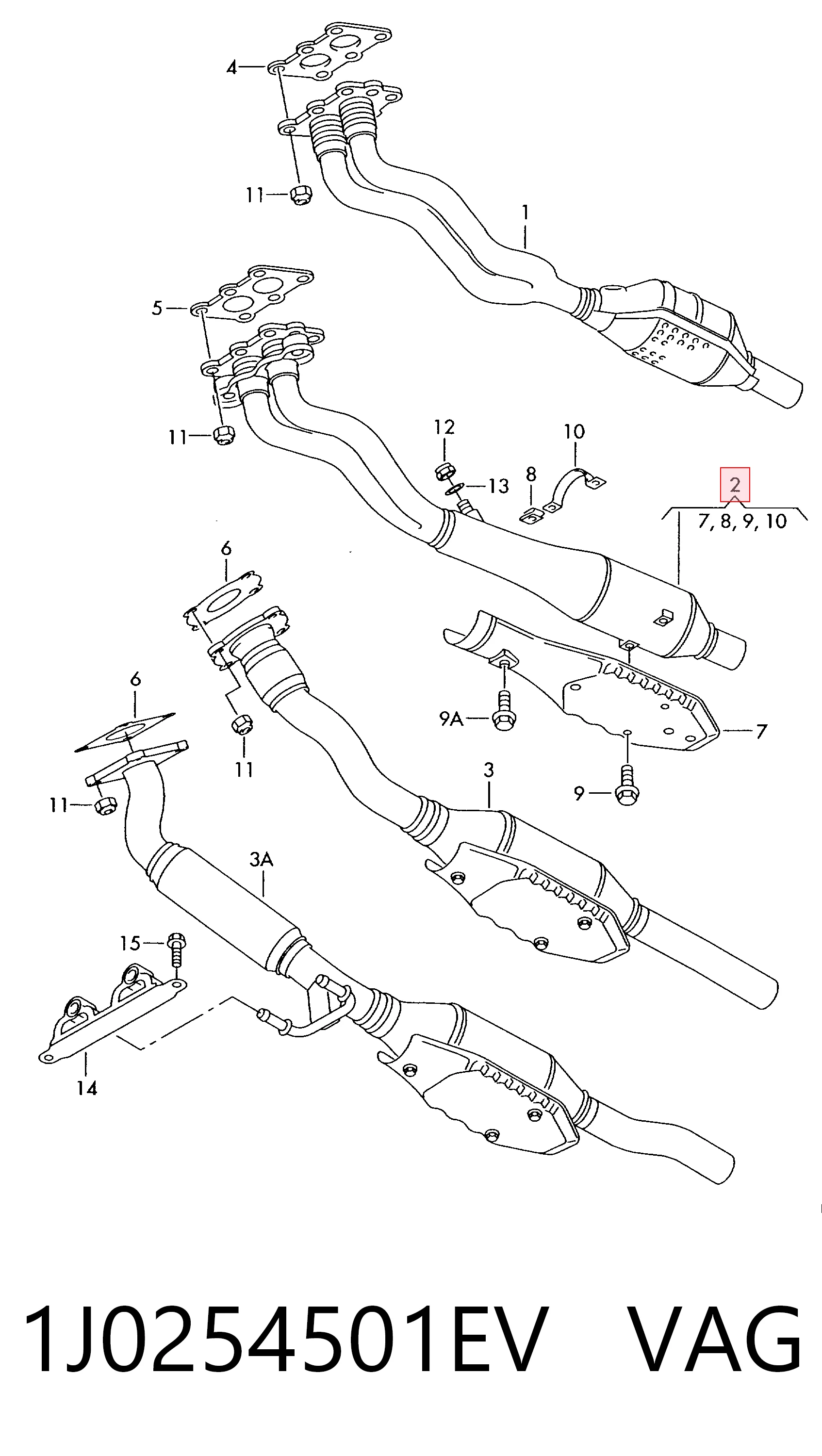 1J0254501EV VAG