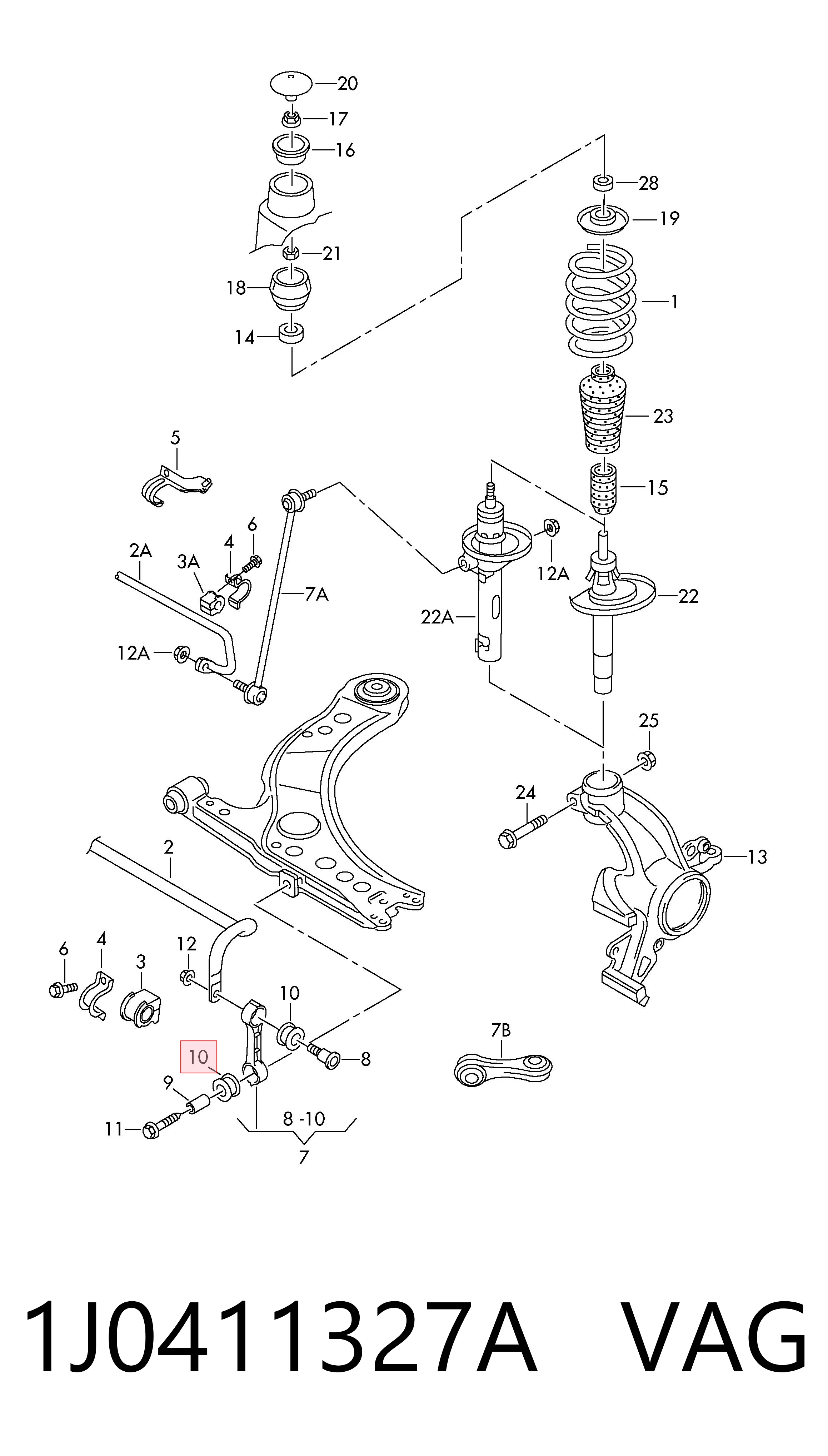 1J0411327A VAG
