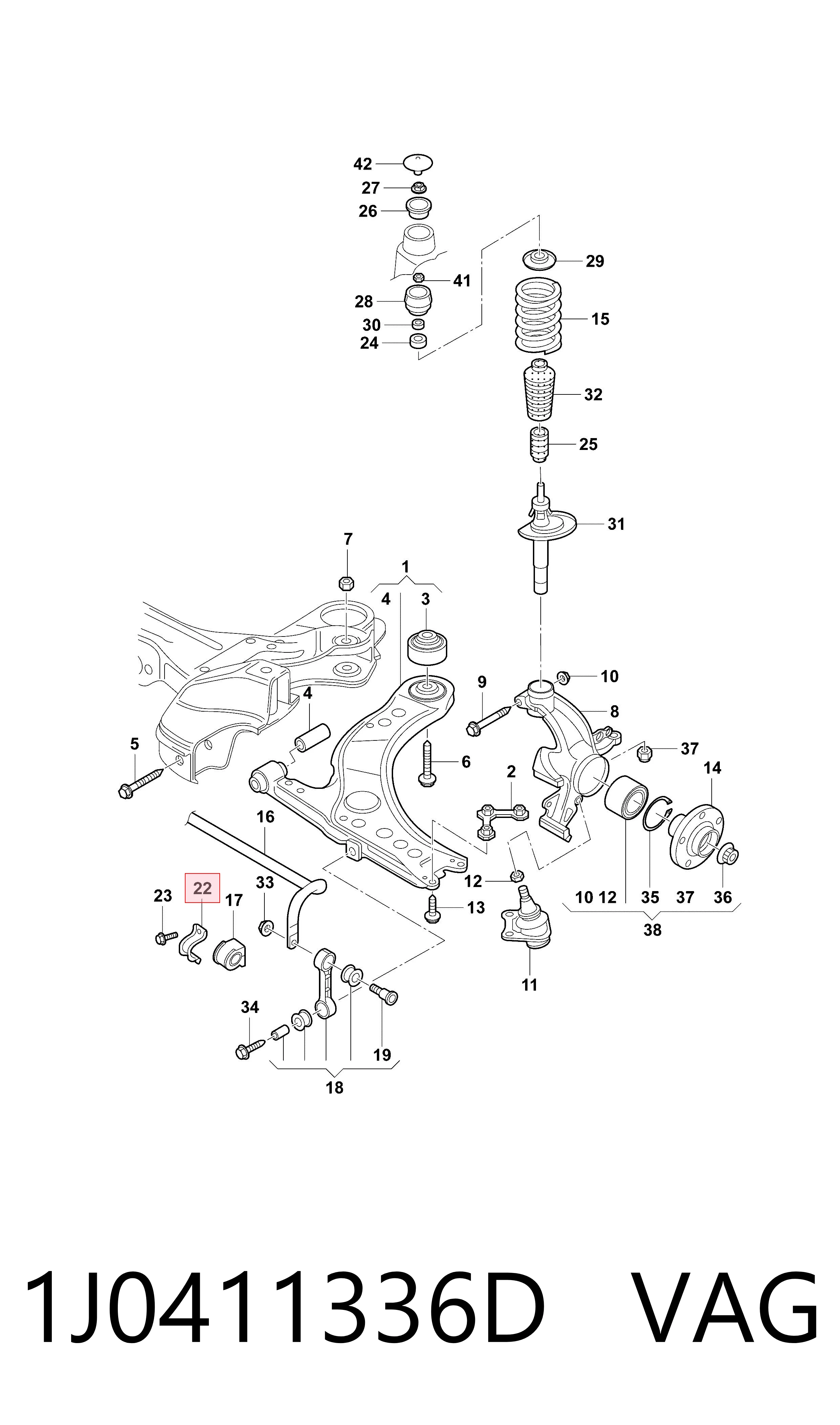 1J0411336D VAG