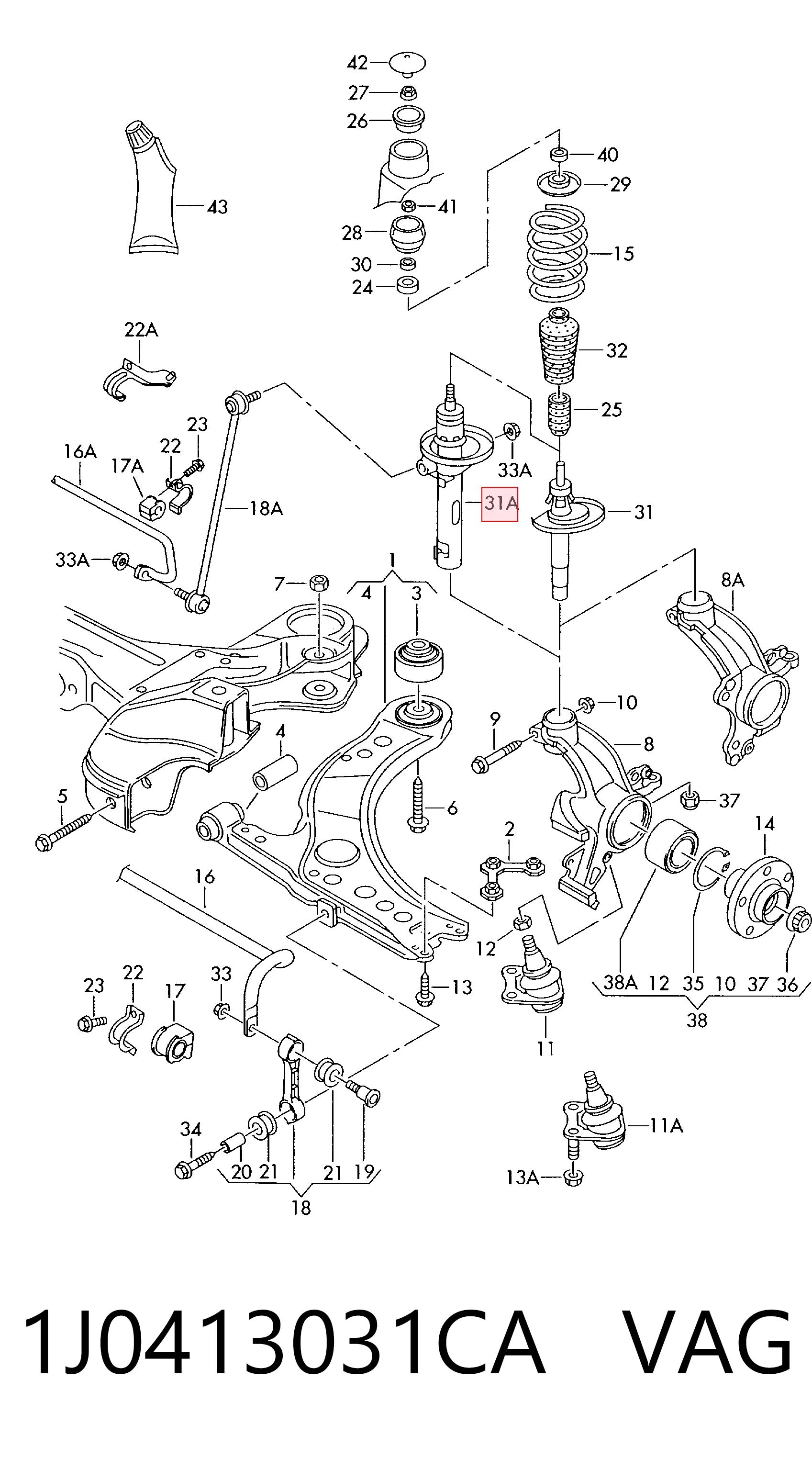 1J0413031CA VAG