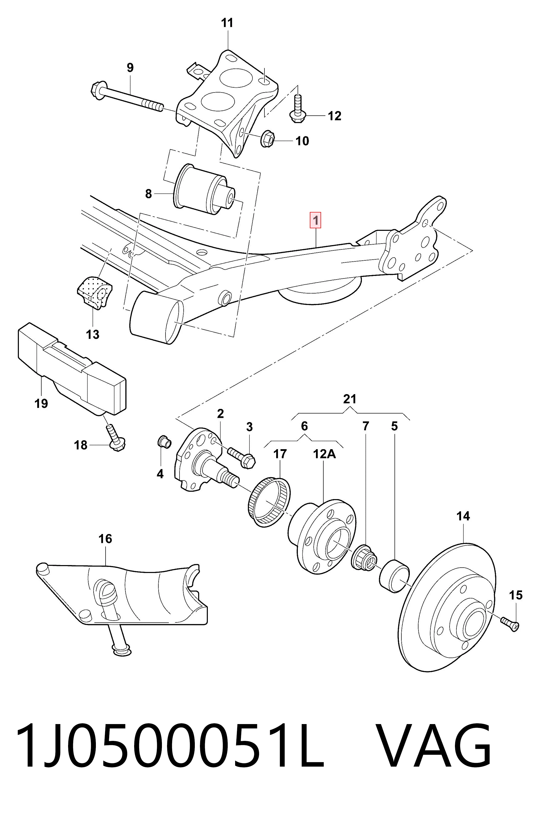 1J0500051L VAG