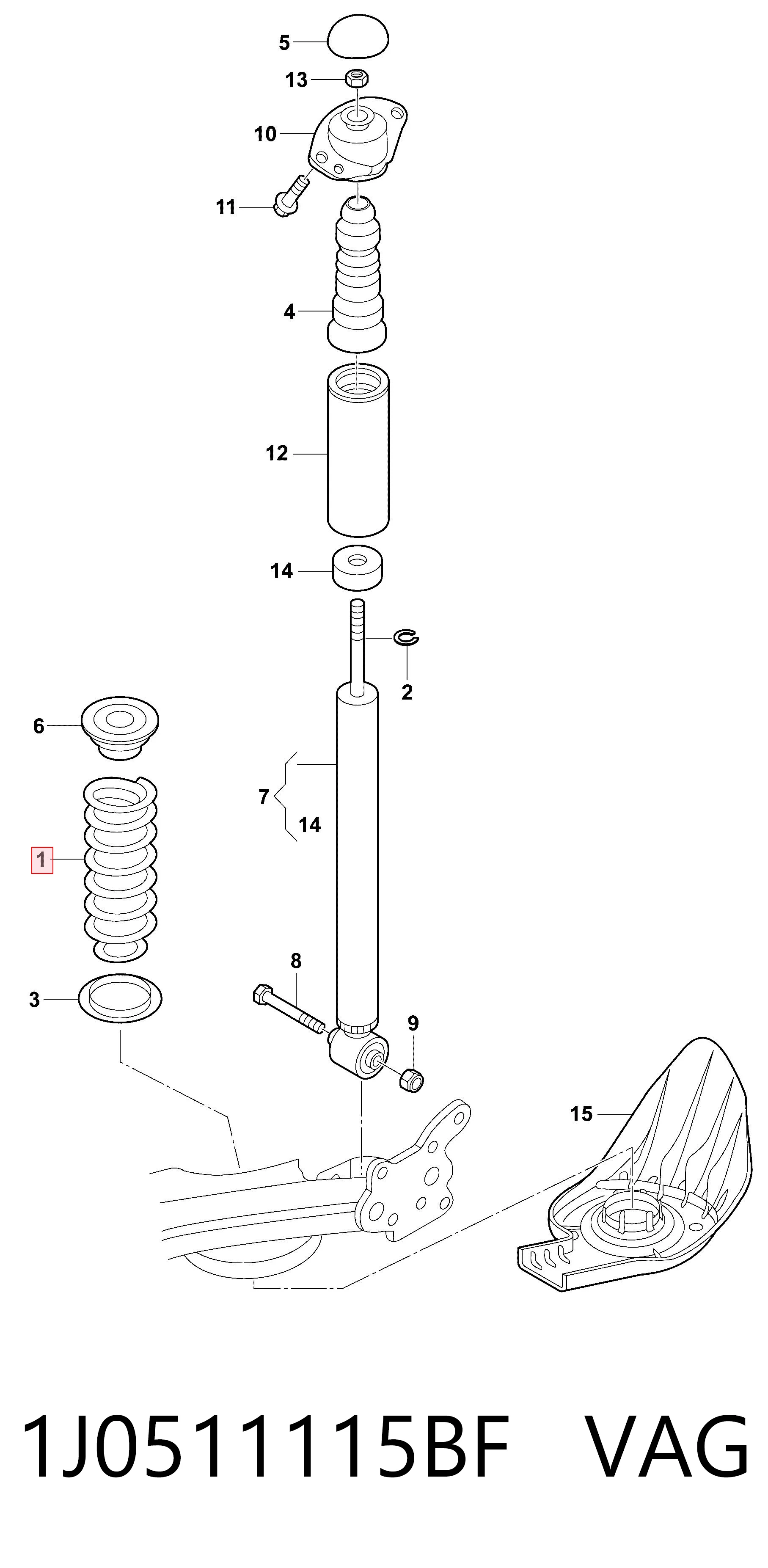 1J0511115BF VAG