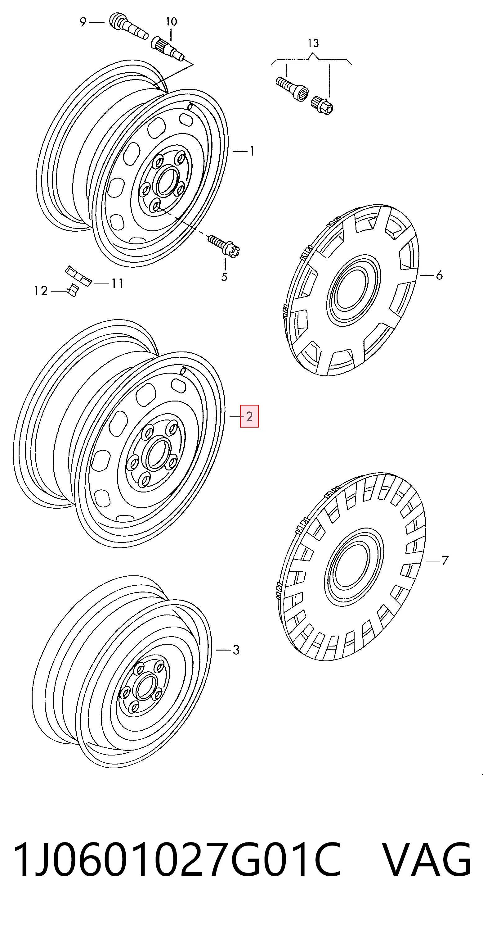1J0601027G01C VAG