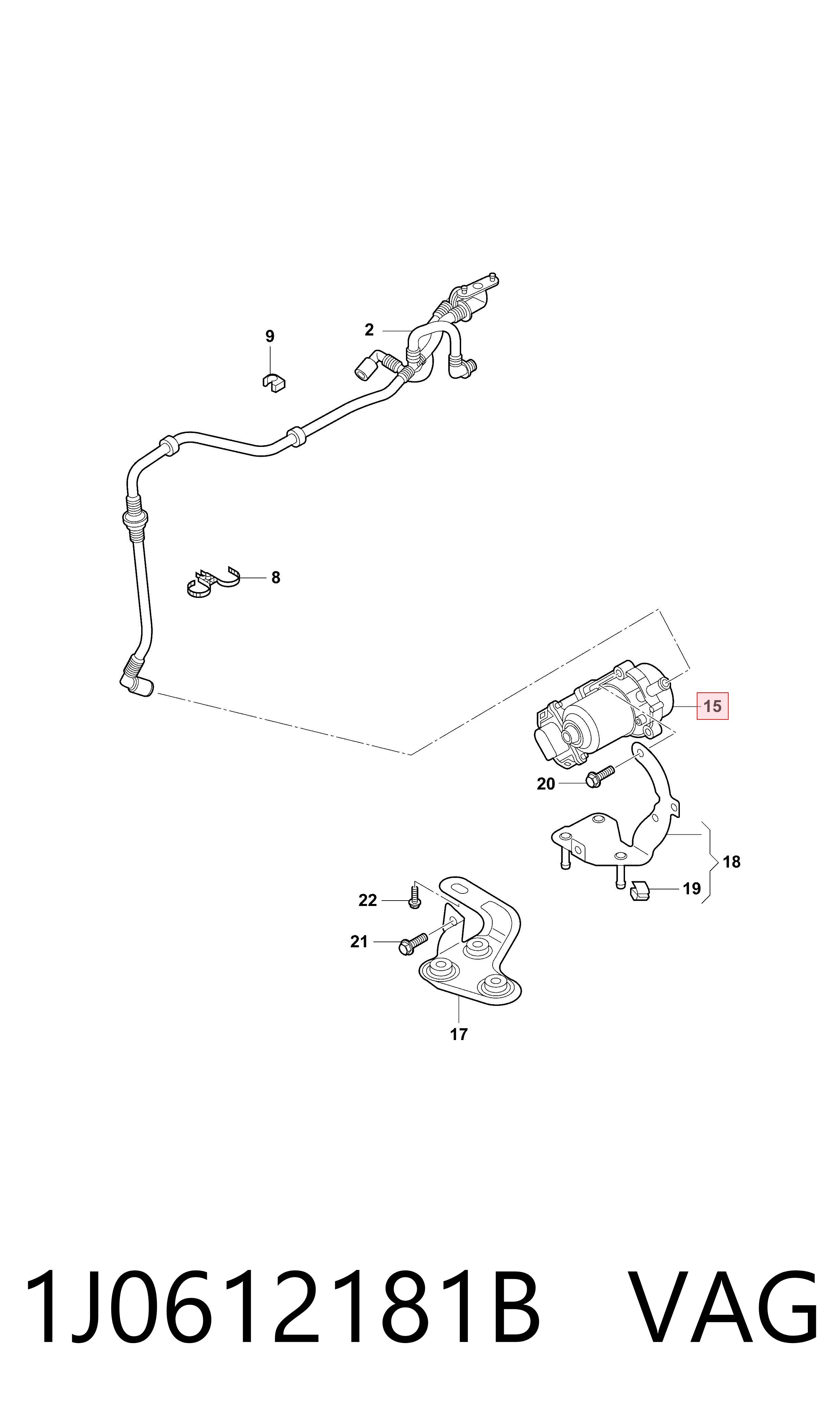 Depresor de freno  Audi A3 