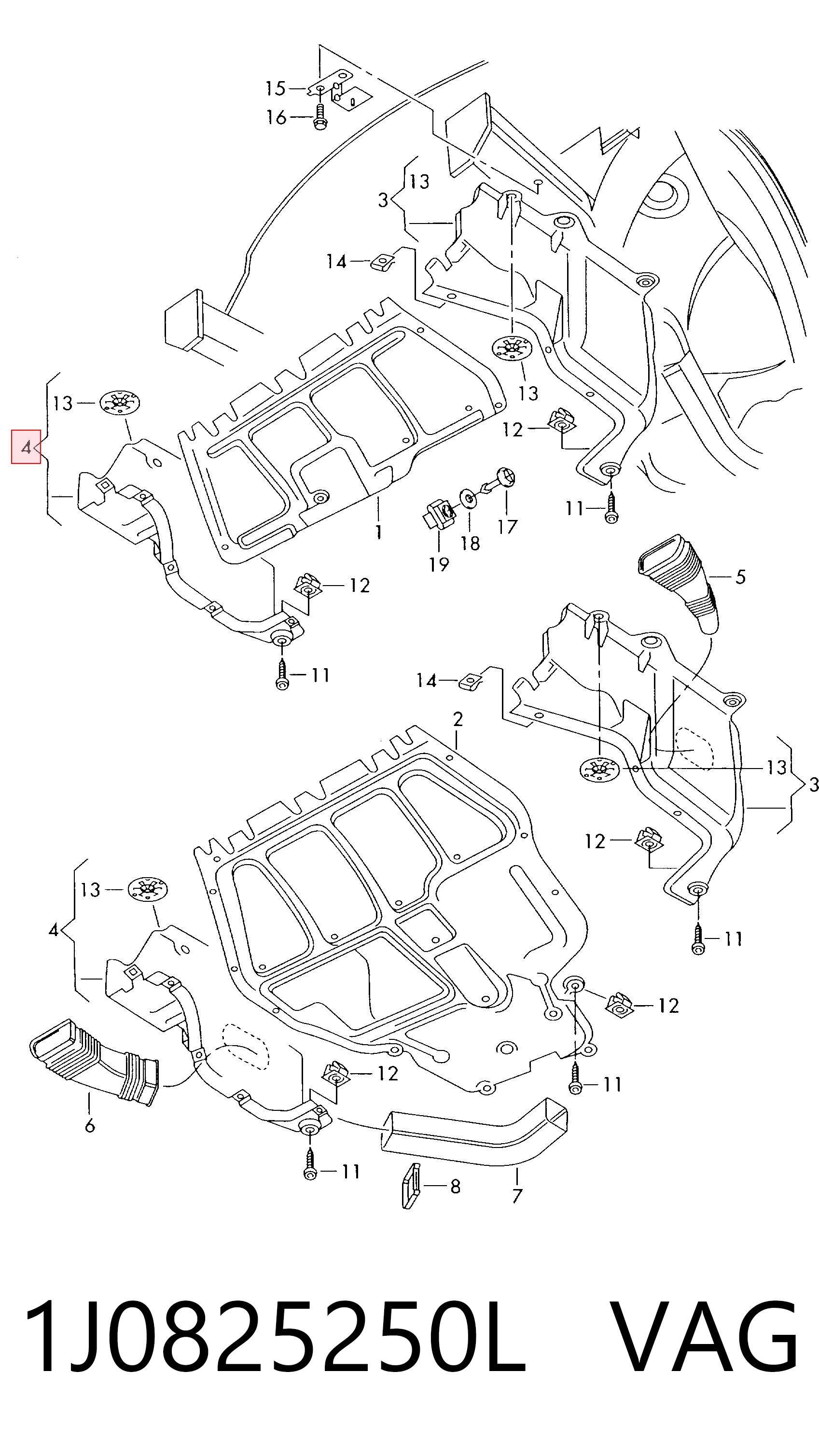 1J0825250L VAG