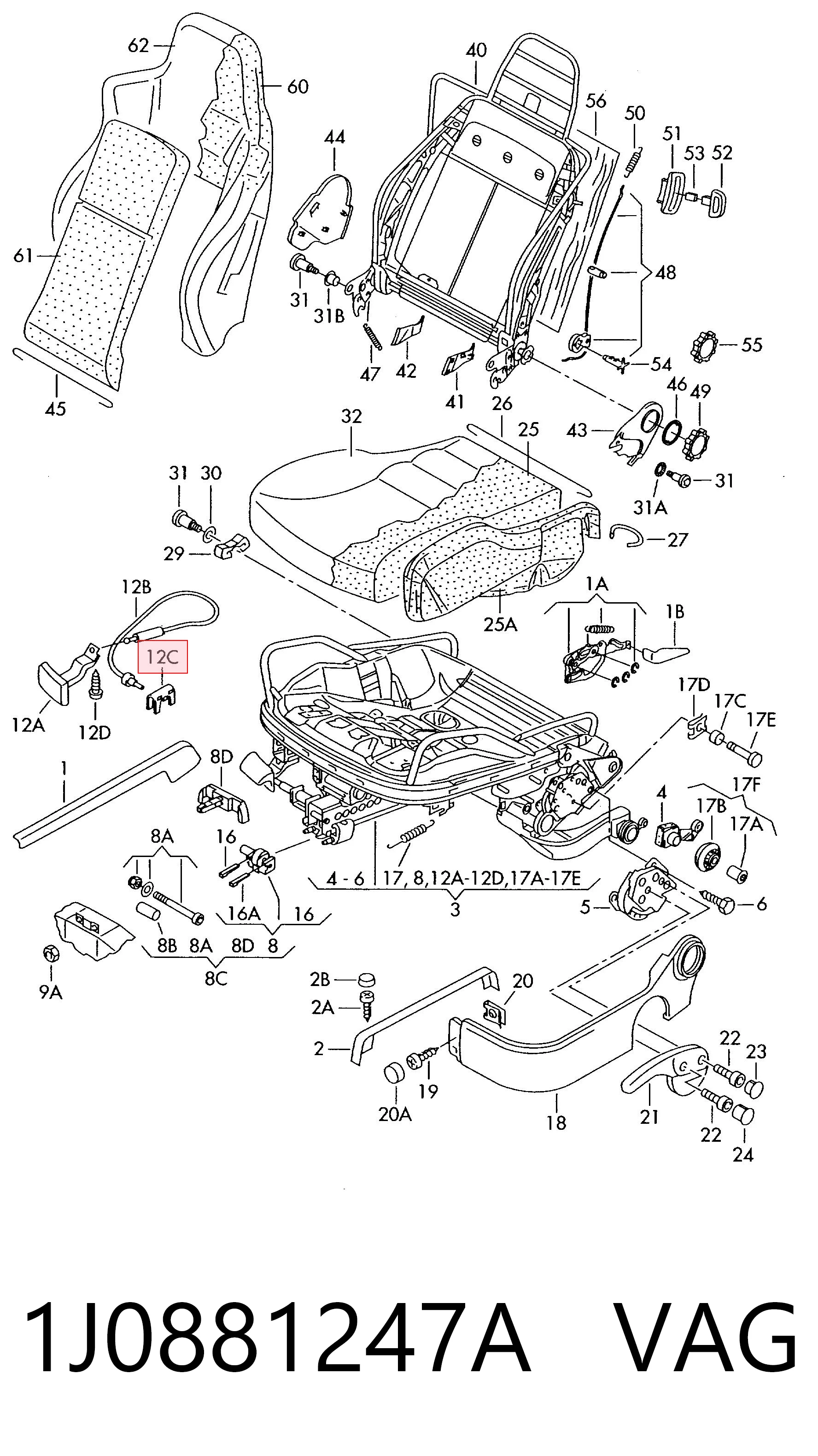  VAG 1J0881247A precio, desde 7,80 EUR