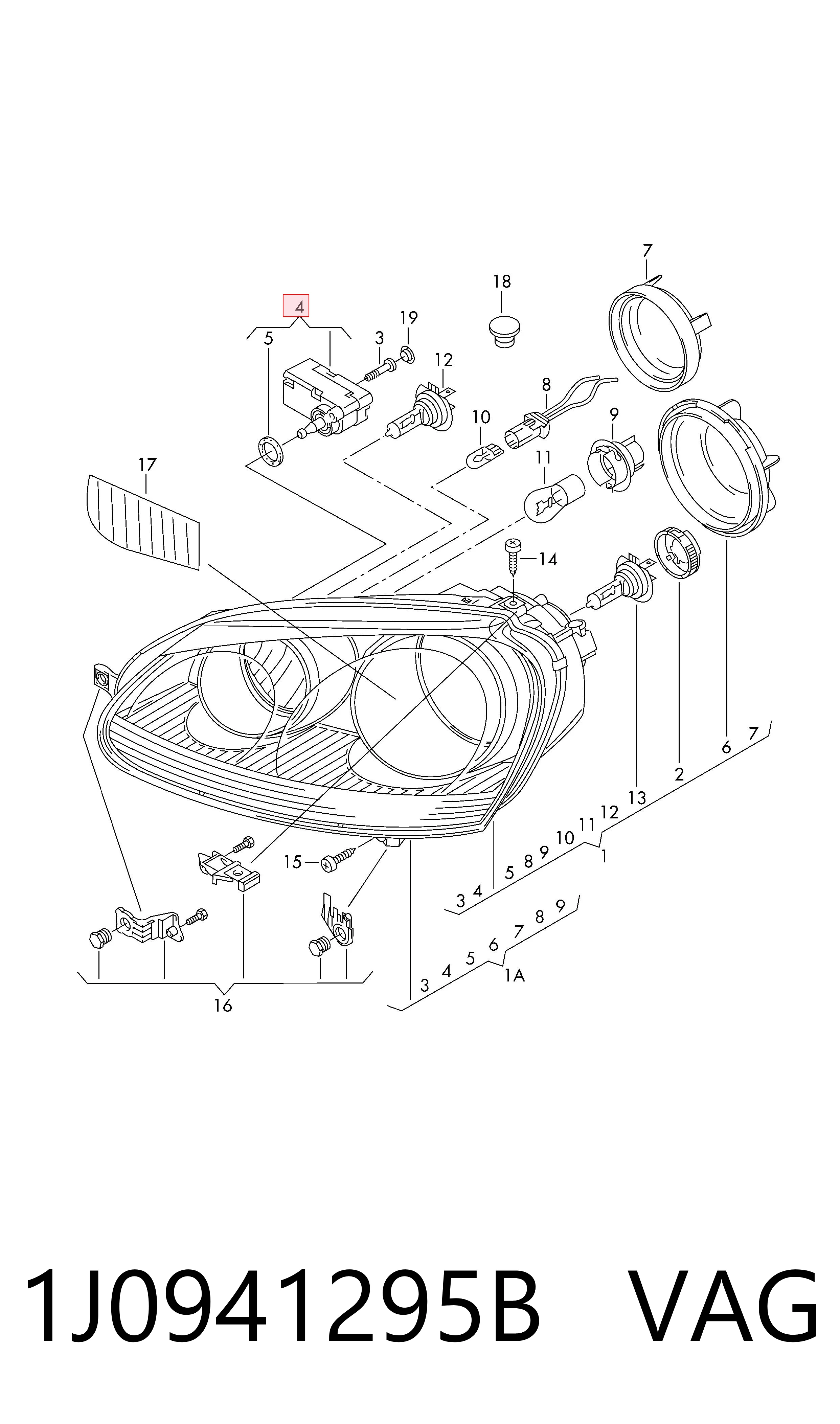 Elemento de regulación del alcance de faros Ibiza III hatchback (2002-2009) original desde 24,87 €