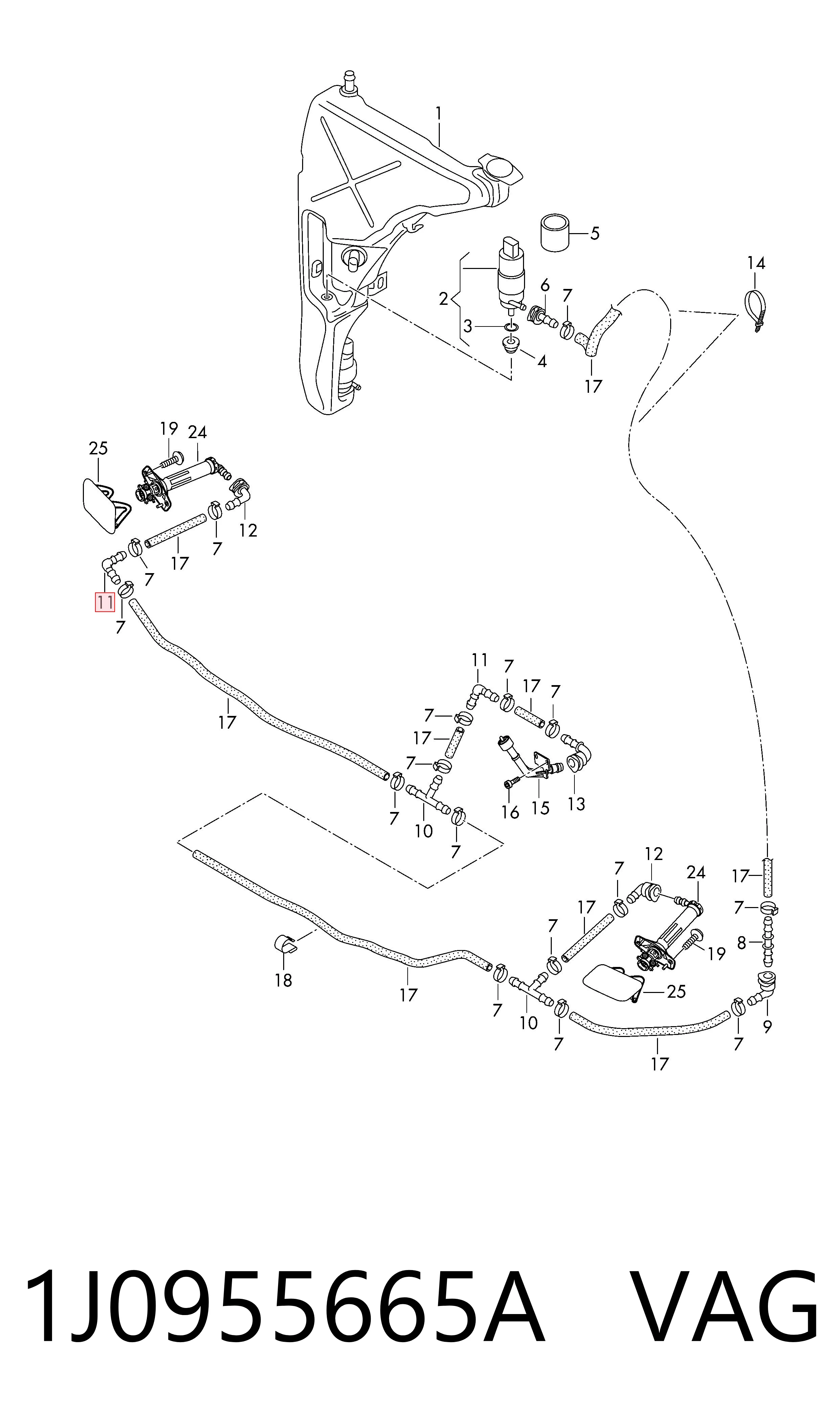 1J0955665A VAG 