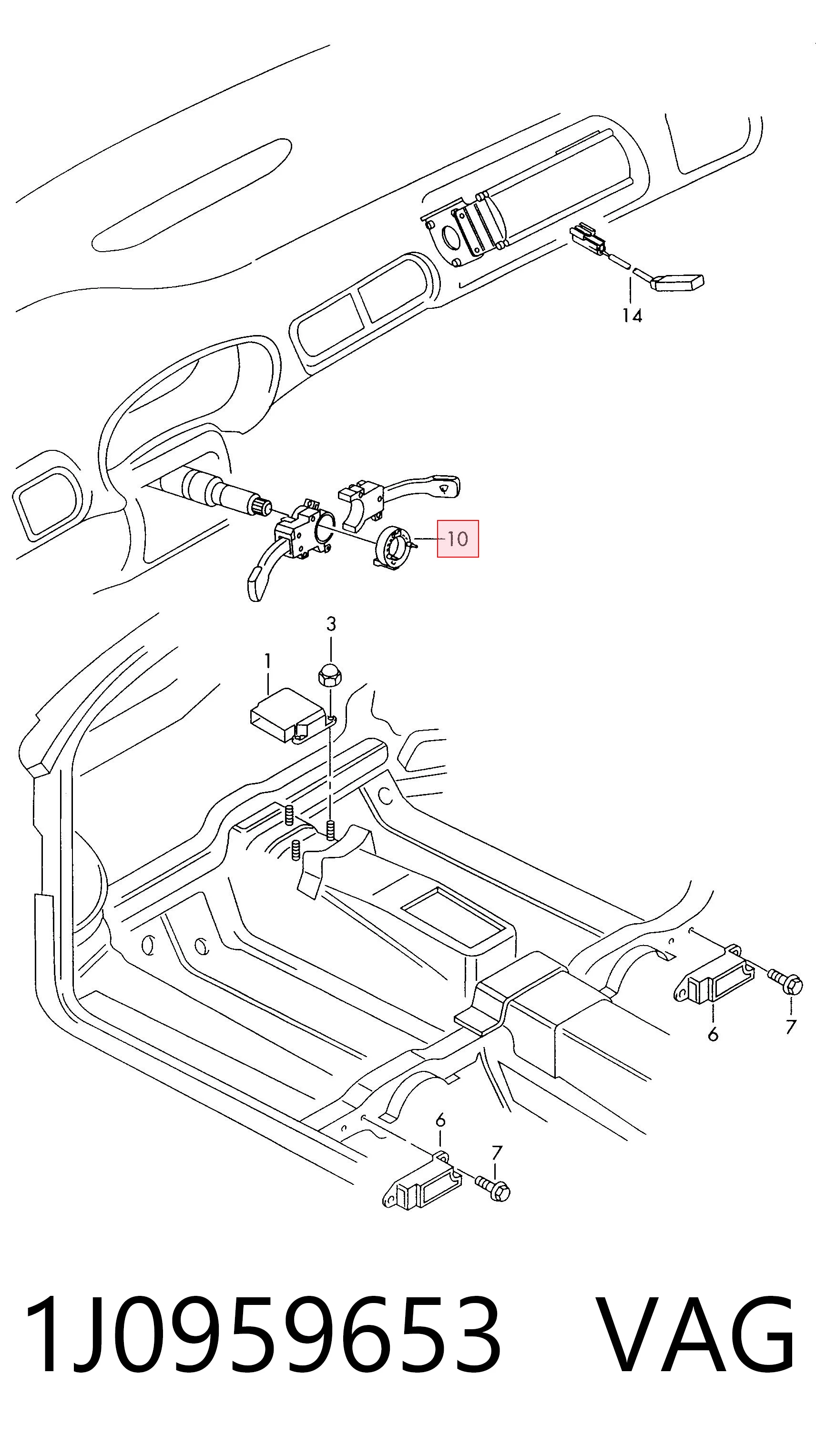 Anillo de AIRBAG  Seat Toledo II (1999-2006)